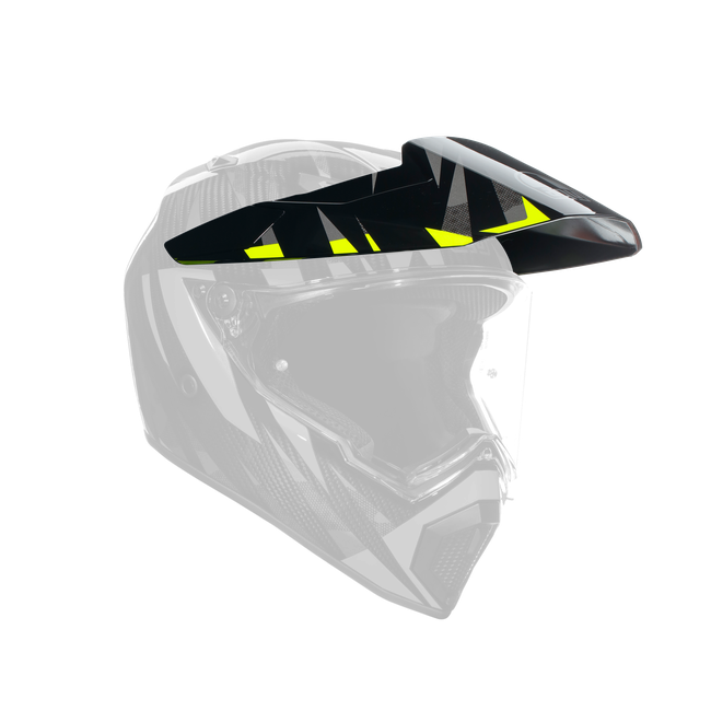 AGV - Agv Peak Ax9 - Steppa Carbon/grey/yellow Fluo, Unisex, Taille: Tu