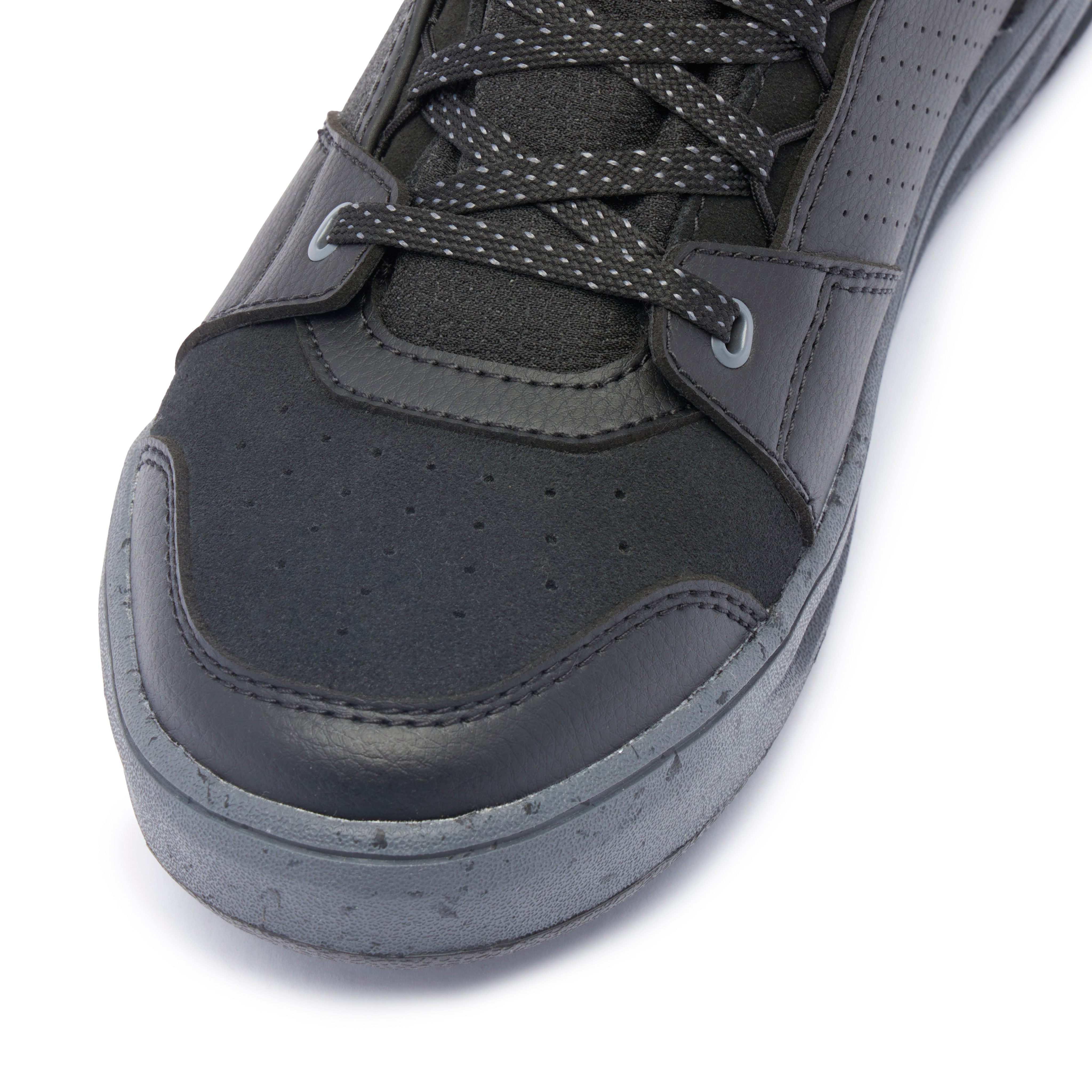 SUBURB D-WP - SCARPE MOTO IMPERMEABILI DONNA - BLACK/IRON GATE/METAL - 7