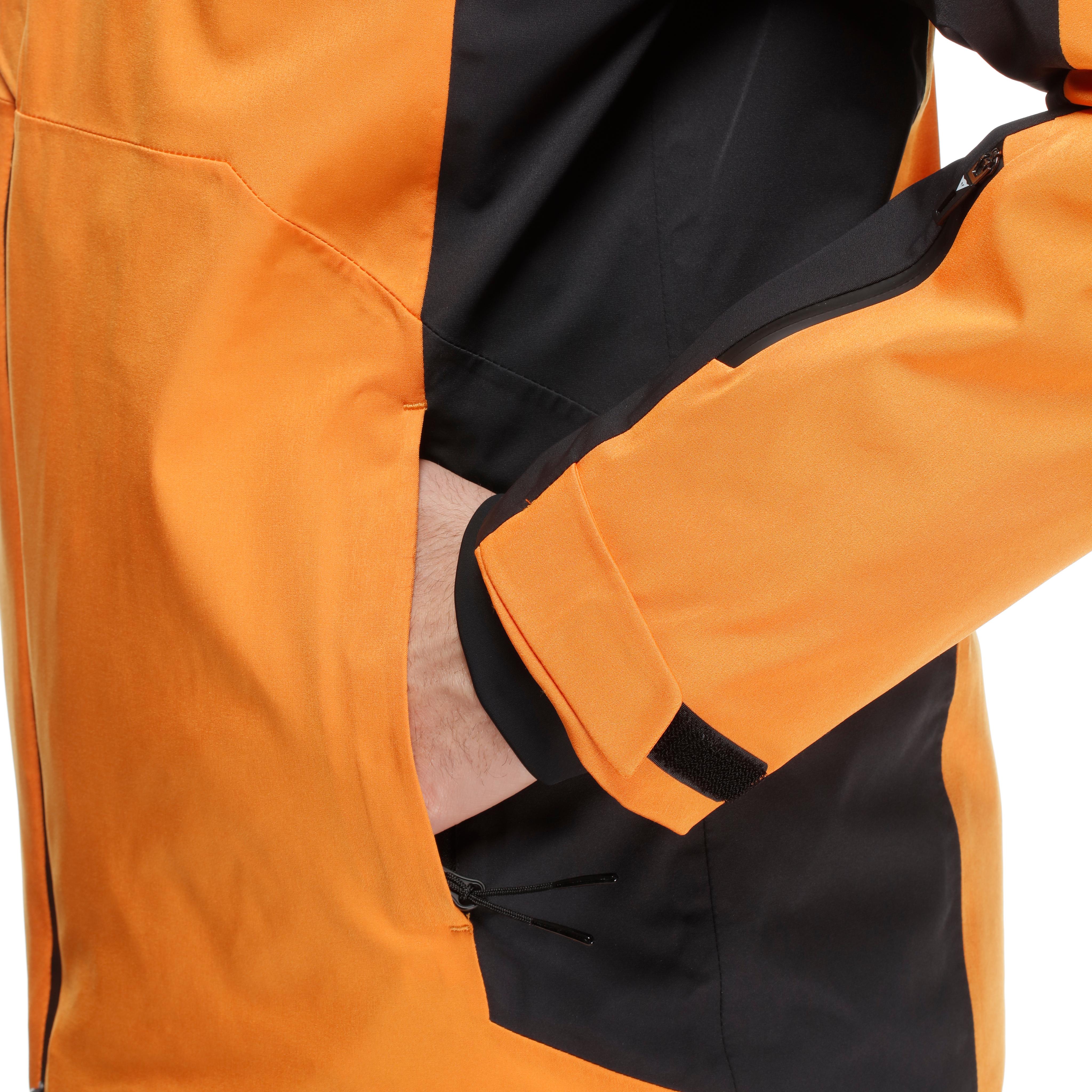 ETRA AEROSENSE-DRY - MEN'S SKI JACKET - ORIOLE ORANGE/STRETCH LIMO - 7