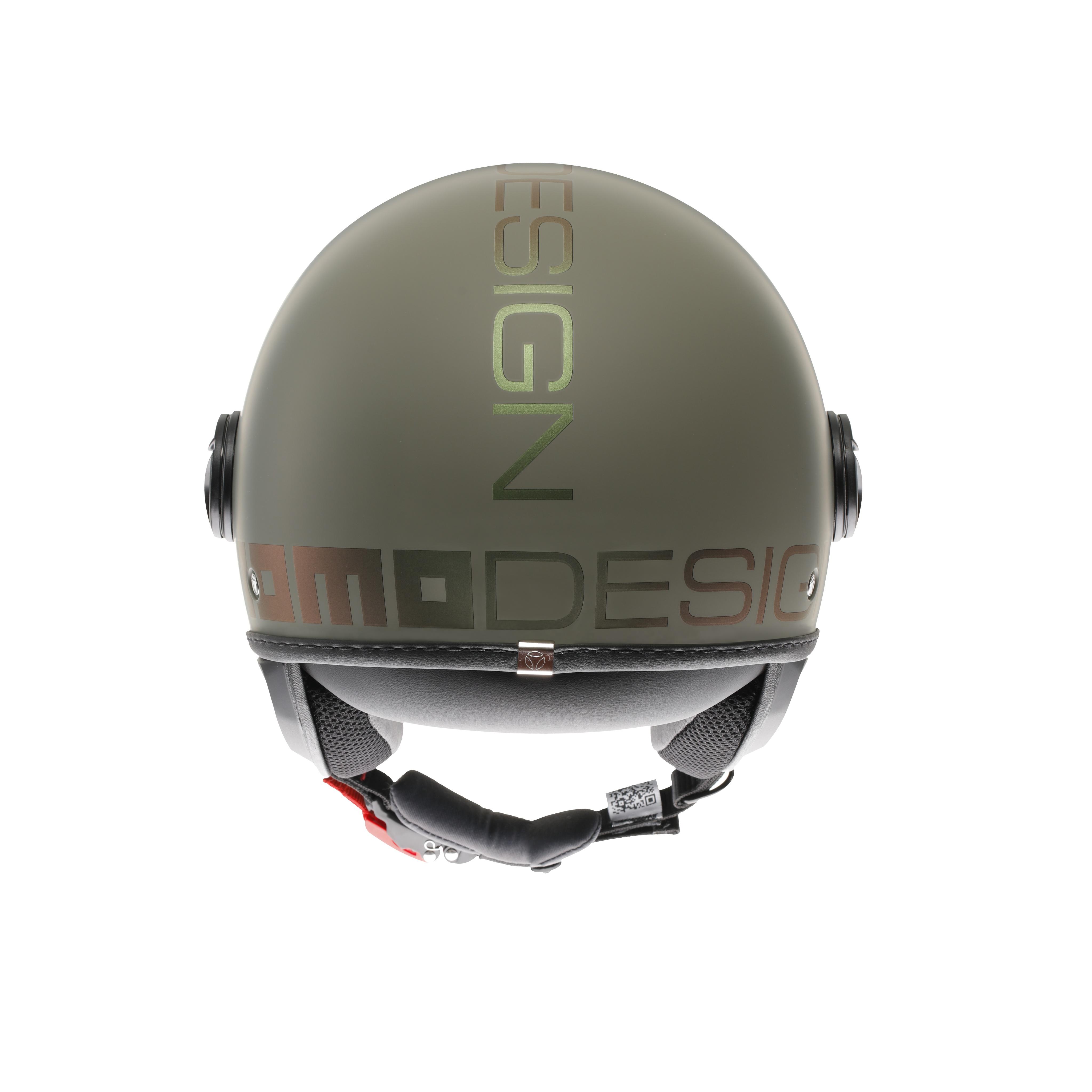 MOMODESIGN FGTR CLASSIC FLIP MATT GR&Uuml;N / BRONZE - JET-HELM MIT VISIER E2206 -  - 4