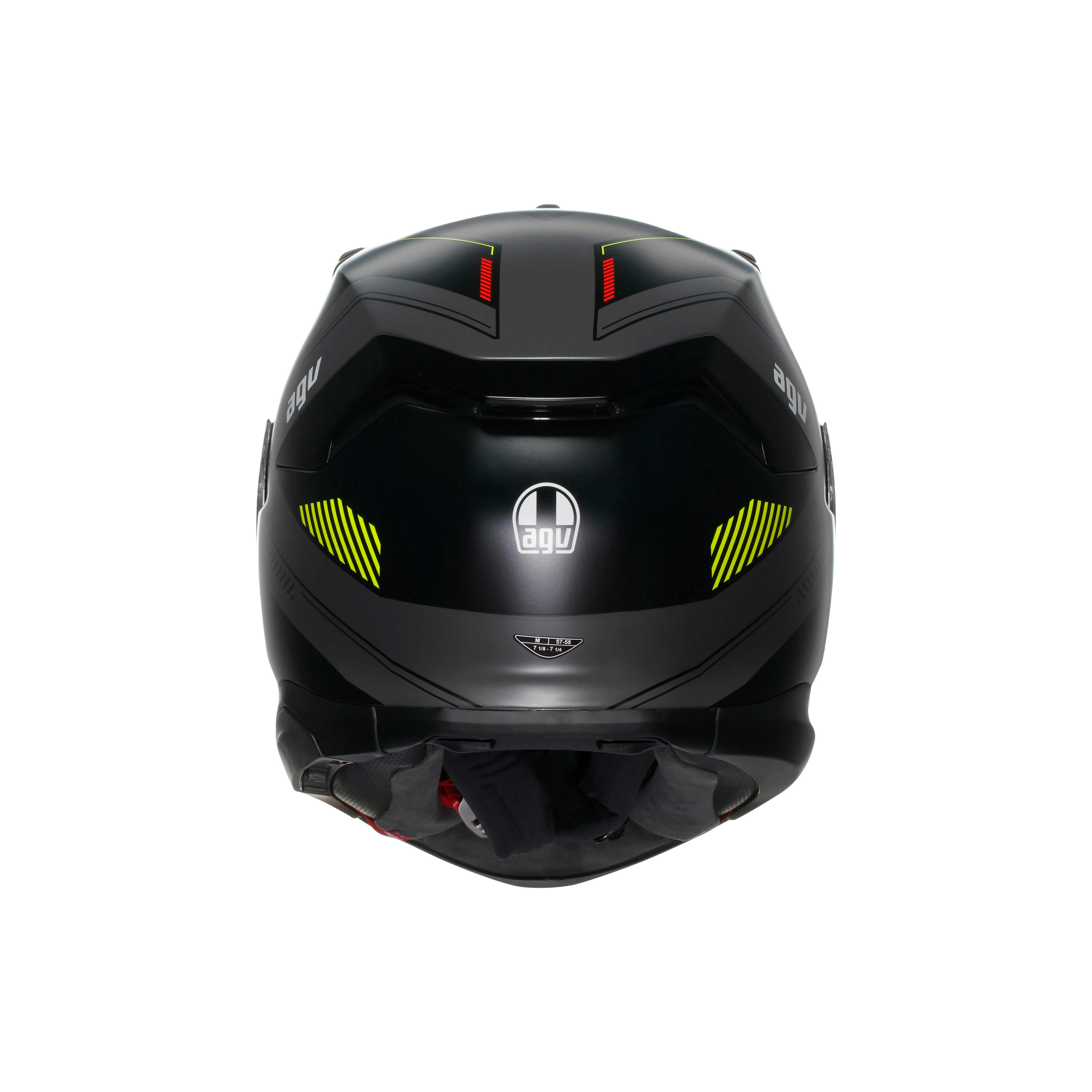 K7 MPLK KYBER MATT GREY/YELLOW FLUO - MOTORBIKE FULL FACE HELMET DOT (E2206) -  - 3
