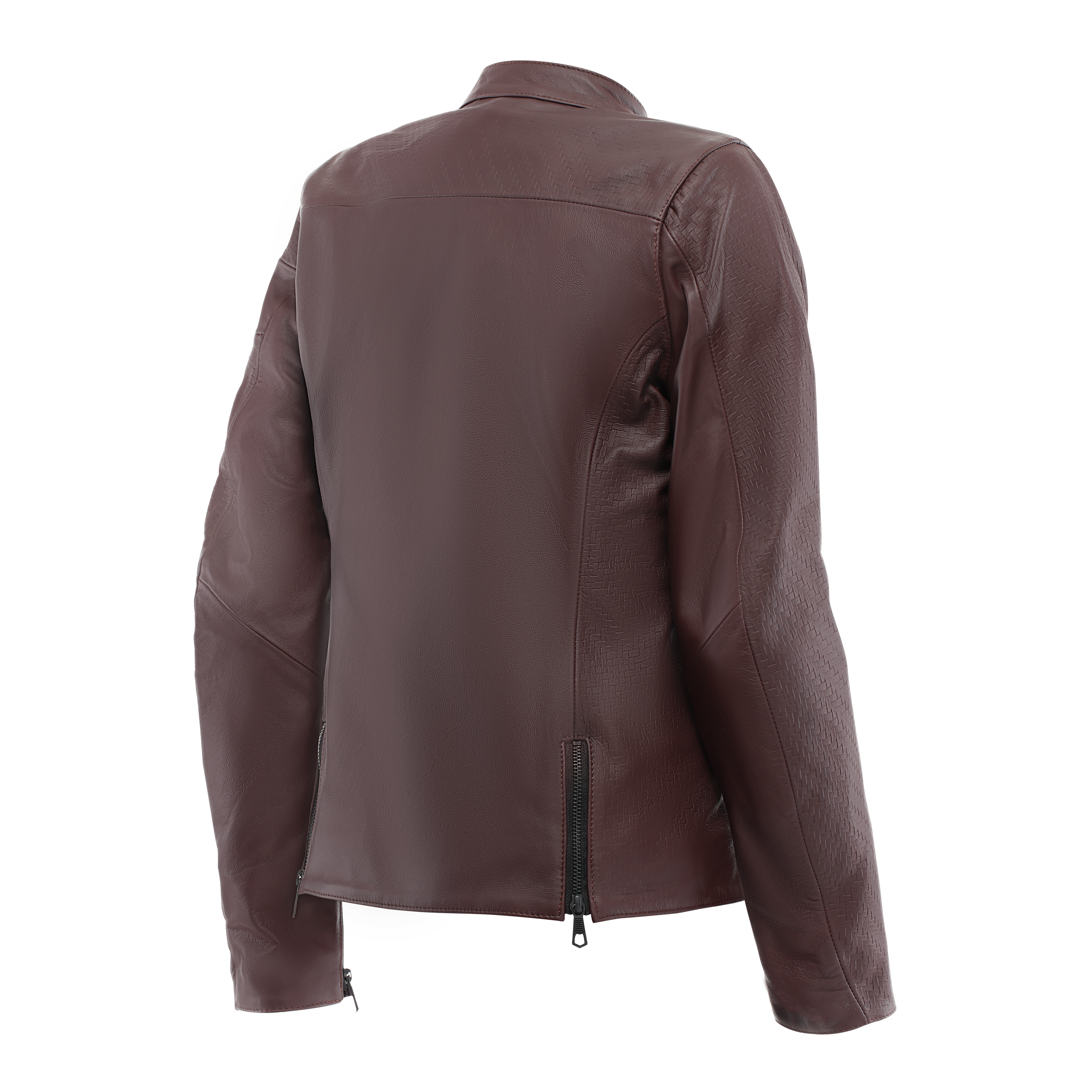 ITINERE - WOMEN'S MOTORCYCLE LEATHER JACKET - BORDEAUX - 2