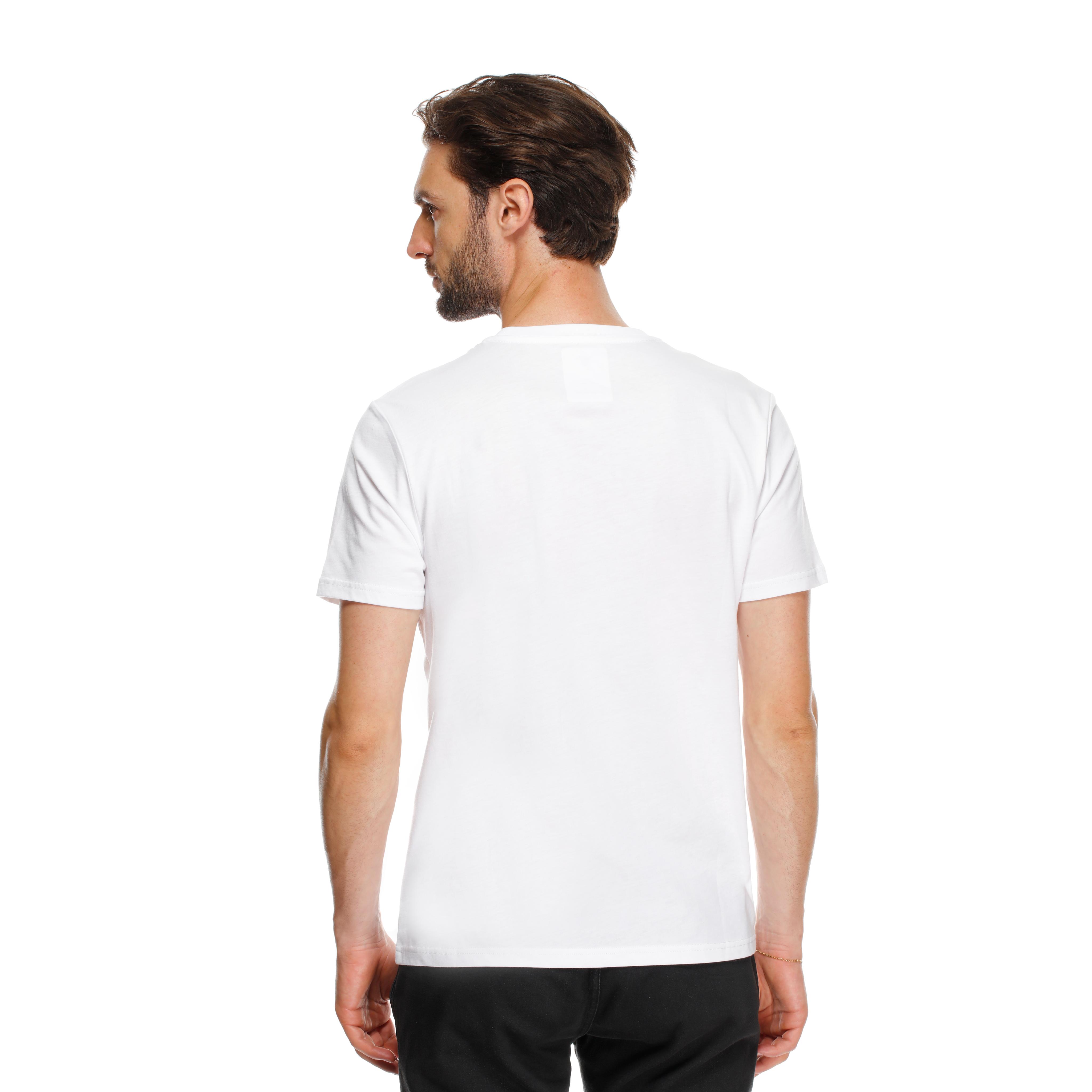 ESSENCE WORDMARK - MEN'S CREWNECK T-SHIRT - WHITE - 4