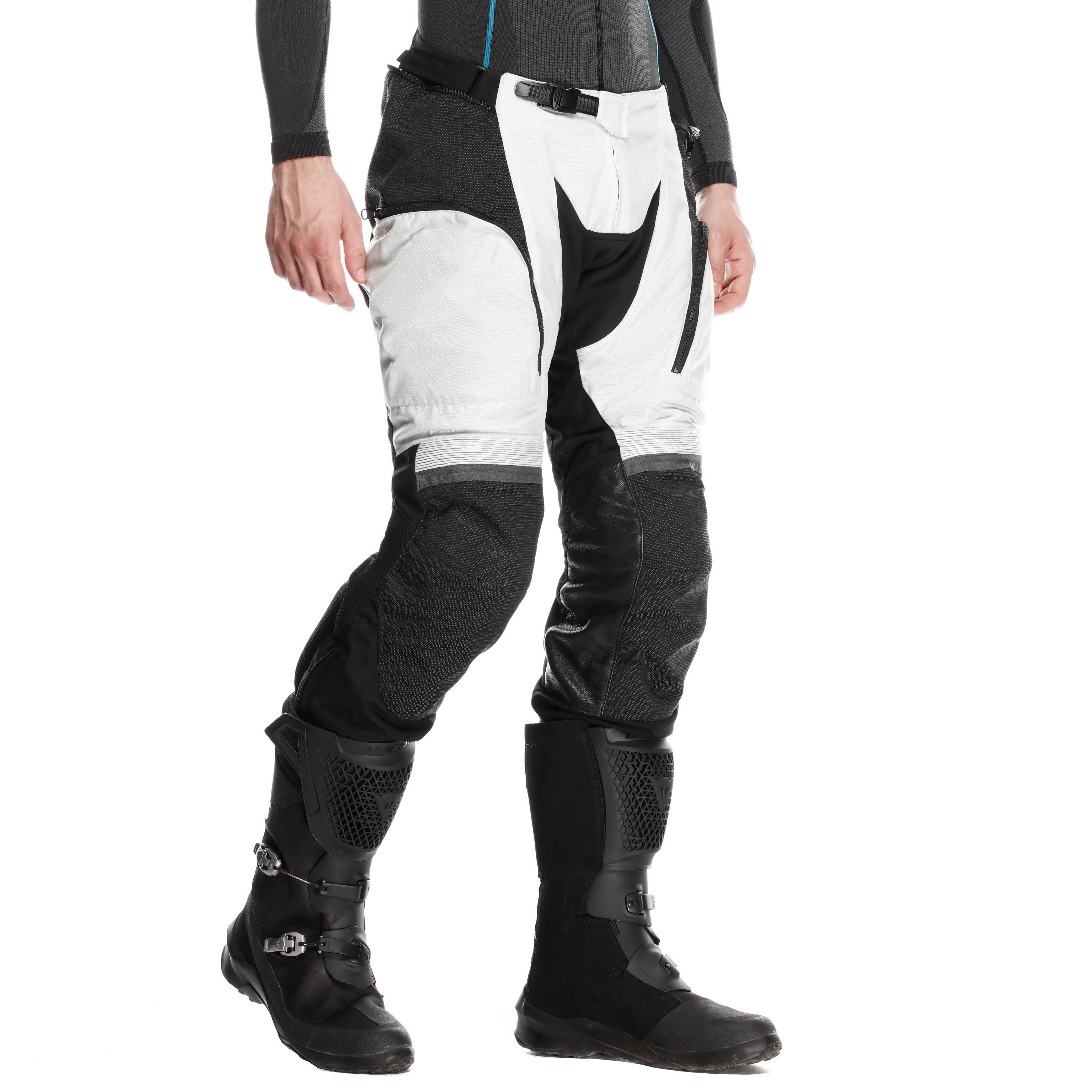 SUPER ADVENTURE ABS&Oslash;LUTESHELL&trade; - PANTALONES DE MOTO OFF-ROAD HOMBRE - BLACK/GLACIER-GREY/RED - 3