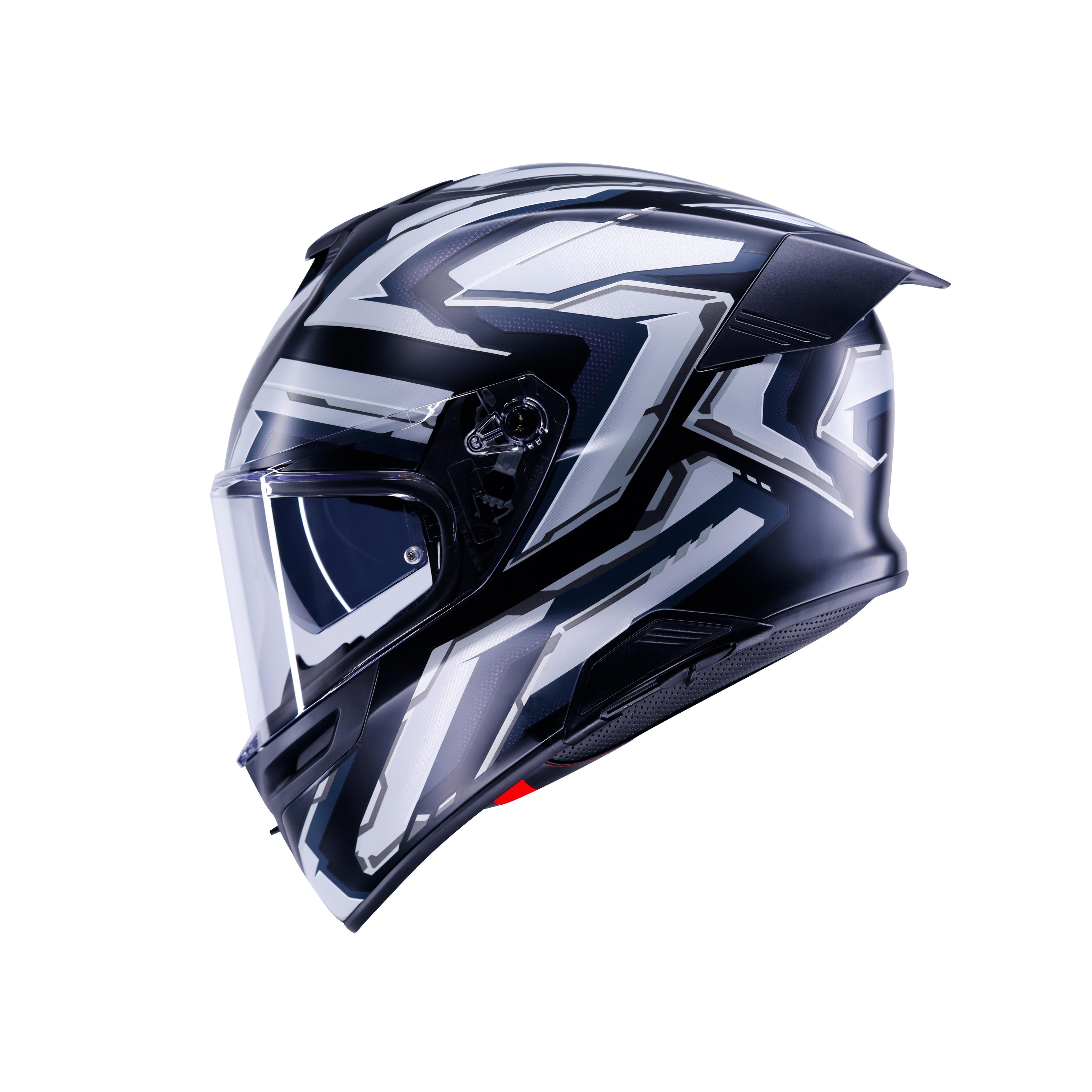 K5 ASTRALIX MATT BLACK/WHITE - FULL-FACE MOTORCYCLE HELMET E2206 -  - 2