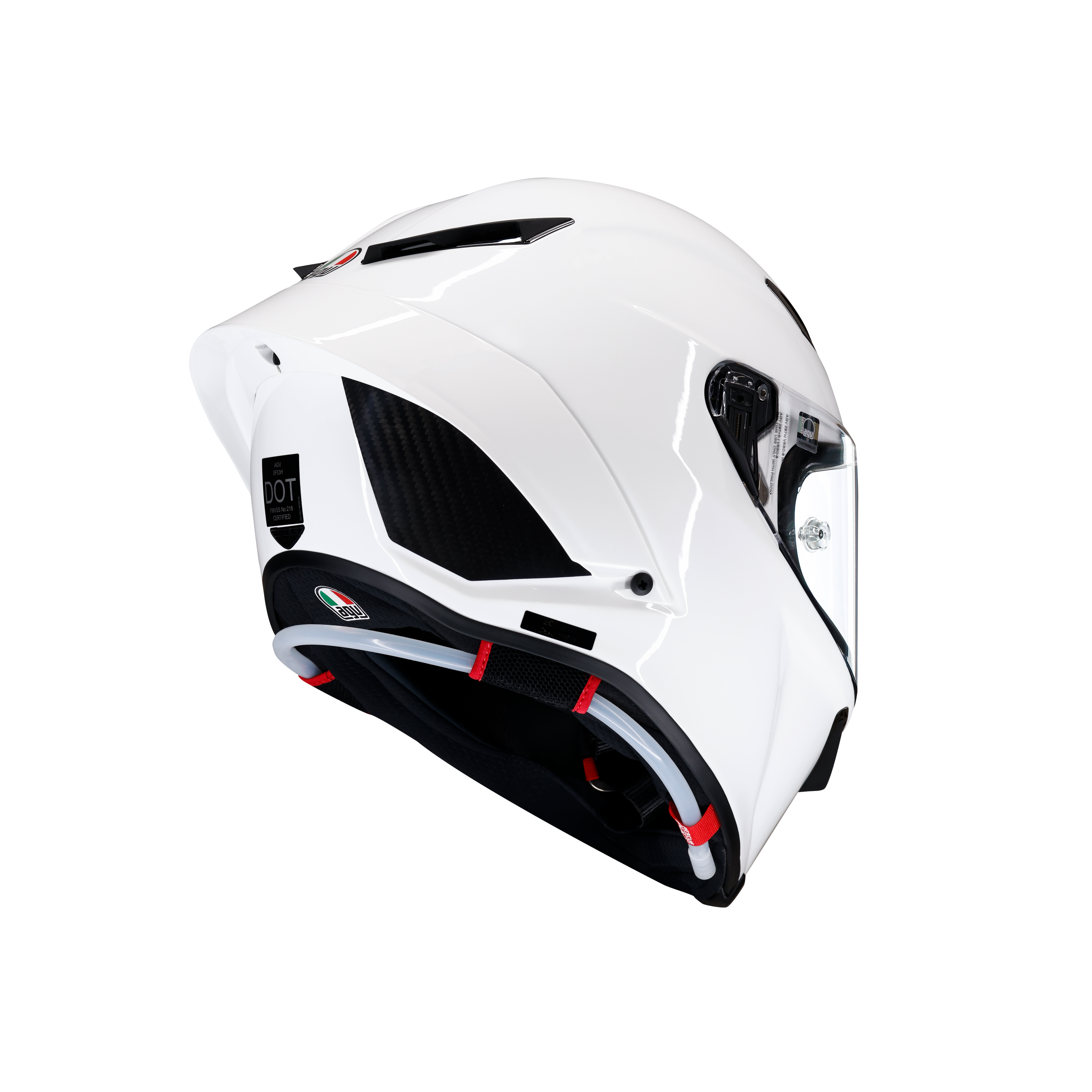 PISTA GP RR MONO WHITE - FULL-FACE MOTORCYCLE HELMET E2206 DOT -  - 6