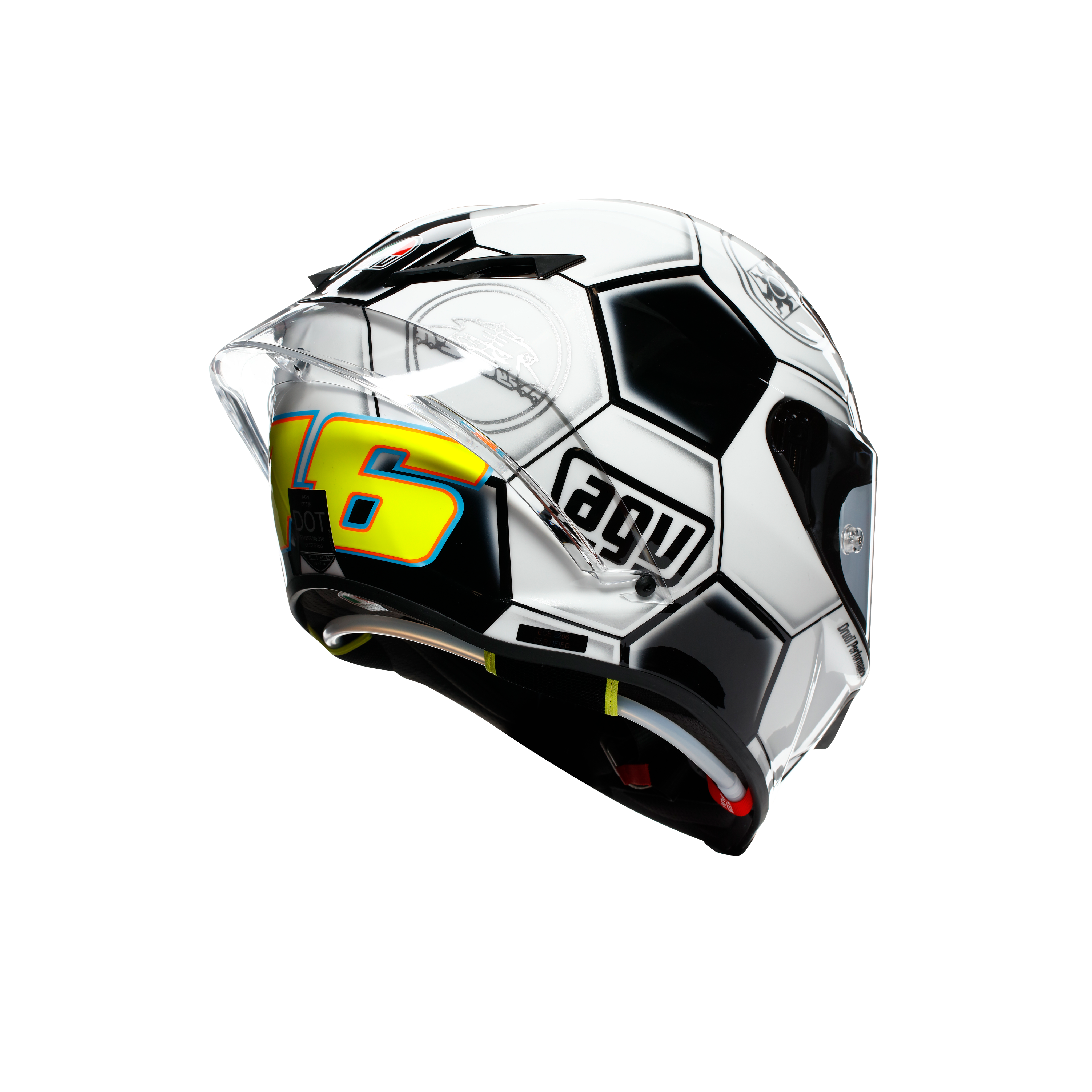 PISTA GP RR CATALUNYA 2008 (LIMITED EDITION) - MOTORBIKE FULL FACE HELMET E2206 DOT -  - 4