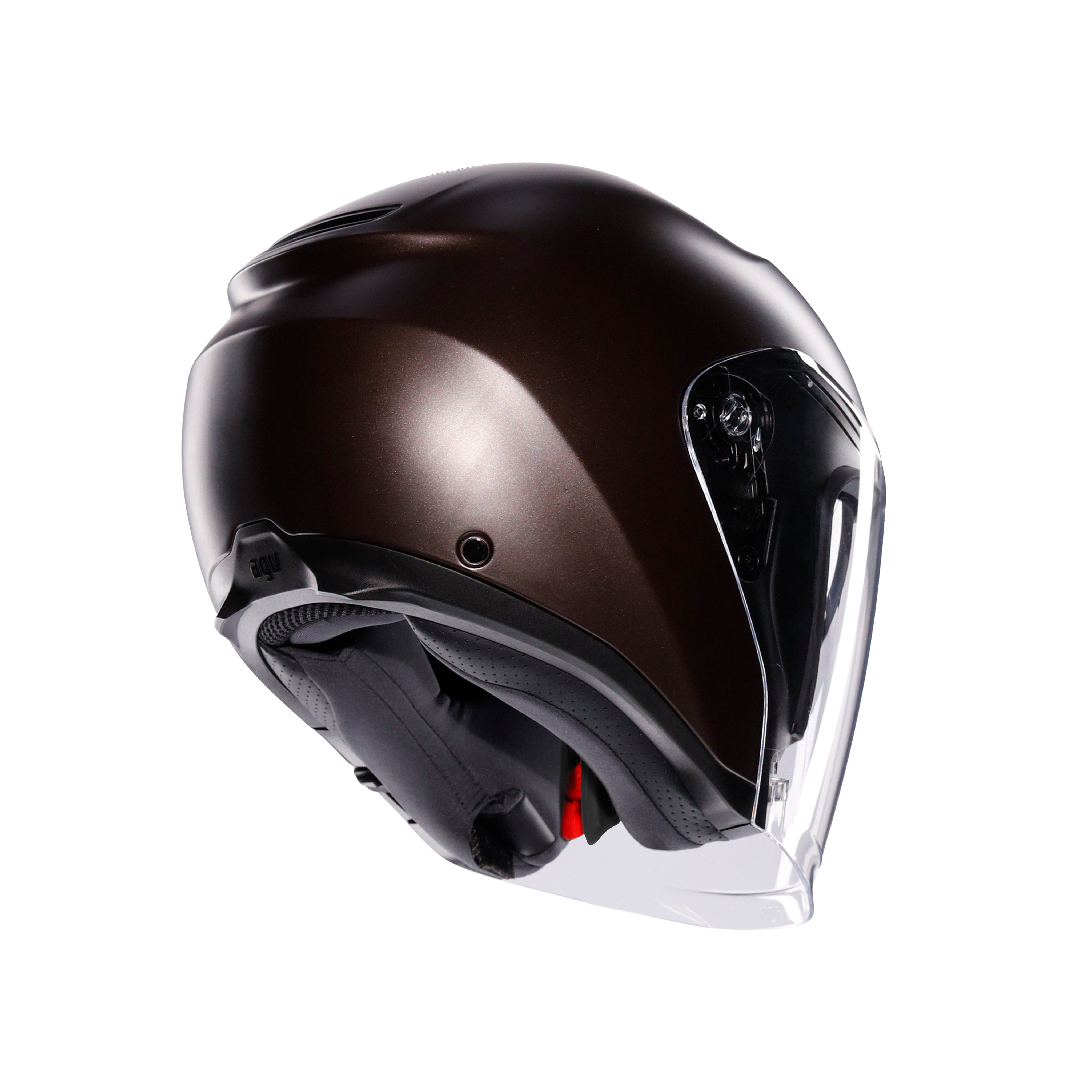 IRIDES MONO MATT PREGIATO BRONZE - MOTORBIKE OPEN FACE HELMET E2206 -  - 6