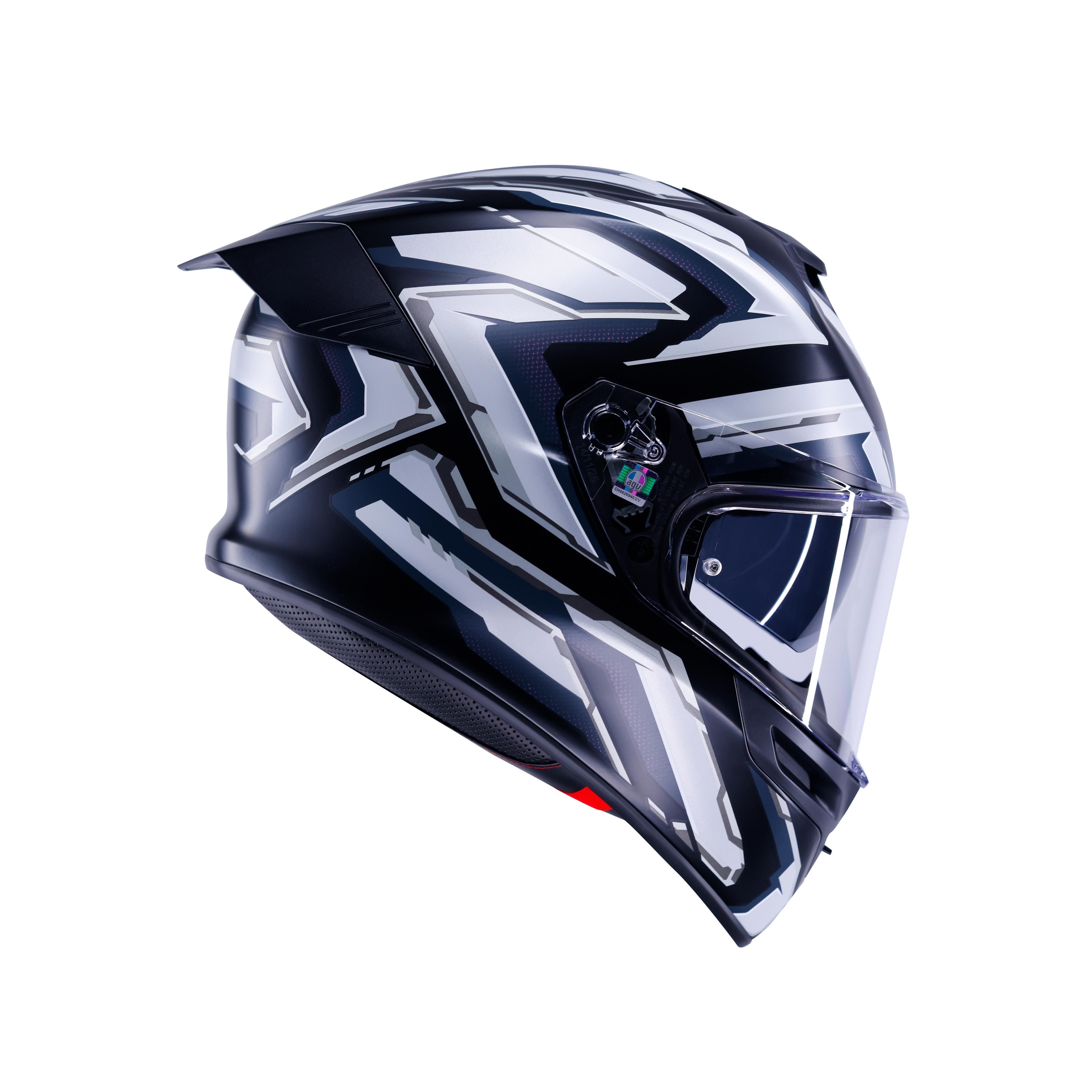 K5 ASTRALIX MATT BLACK/WHITE - FULL-FACE MOTORCYCLE HELMET E2206 -  - 1
