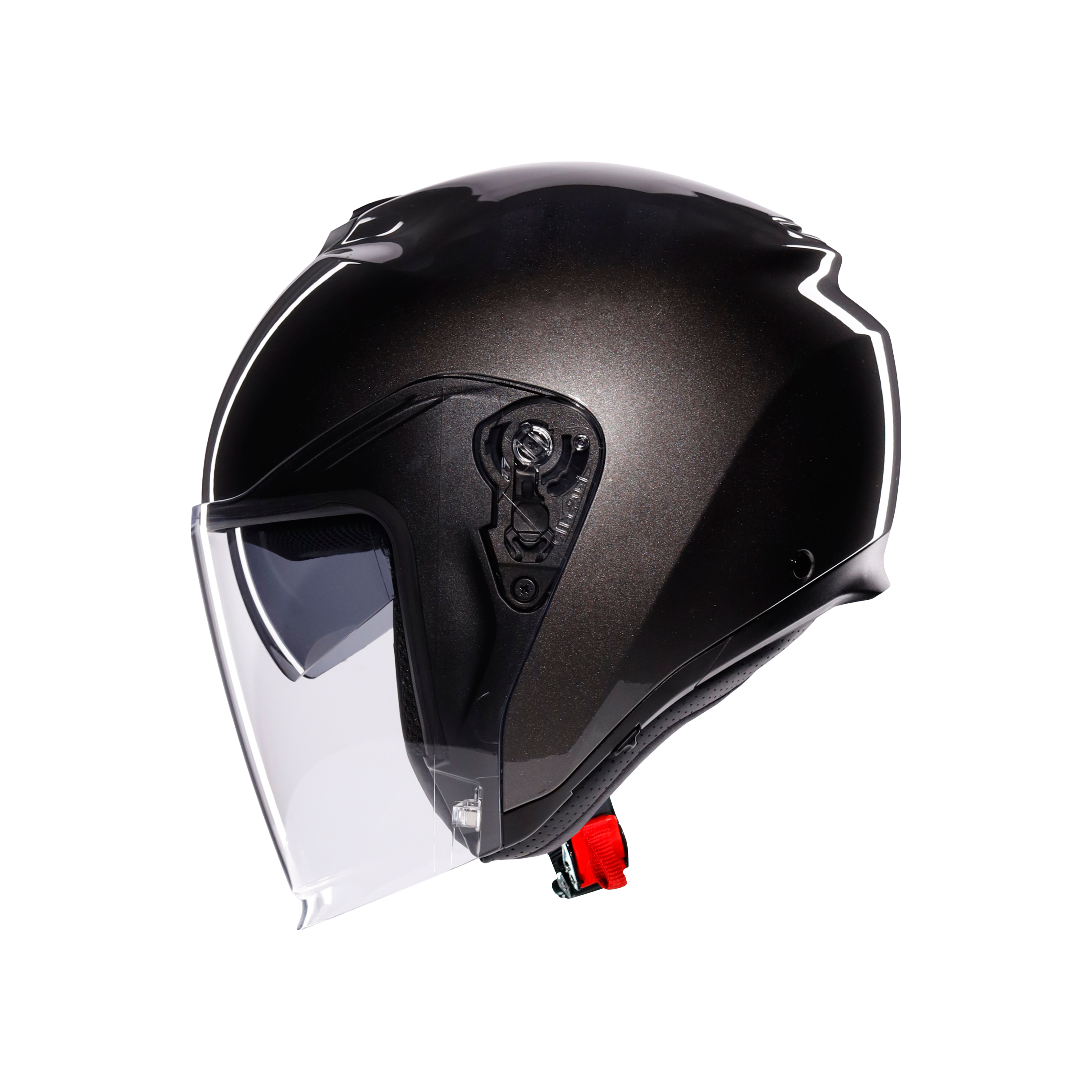 IRIDES MONO ASFALTO GREY - CASQUE MOTO JET E2206 -  - 4