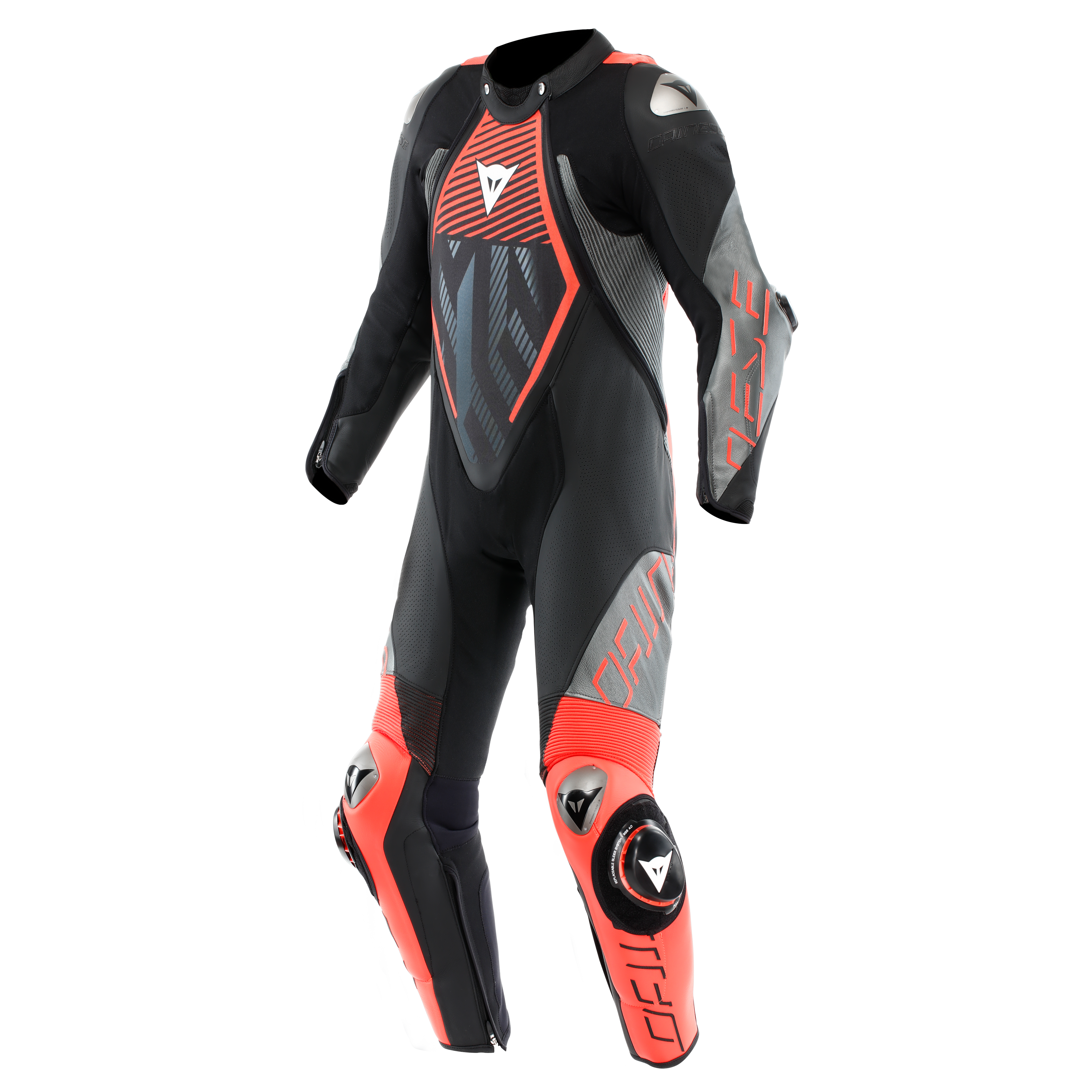 AUDAX D-ZIP - MEN'S 1-PIECE MOTORCYCLE PERFORATED LEATHER SUIT