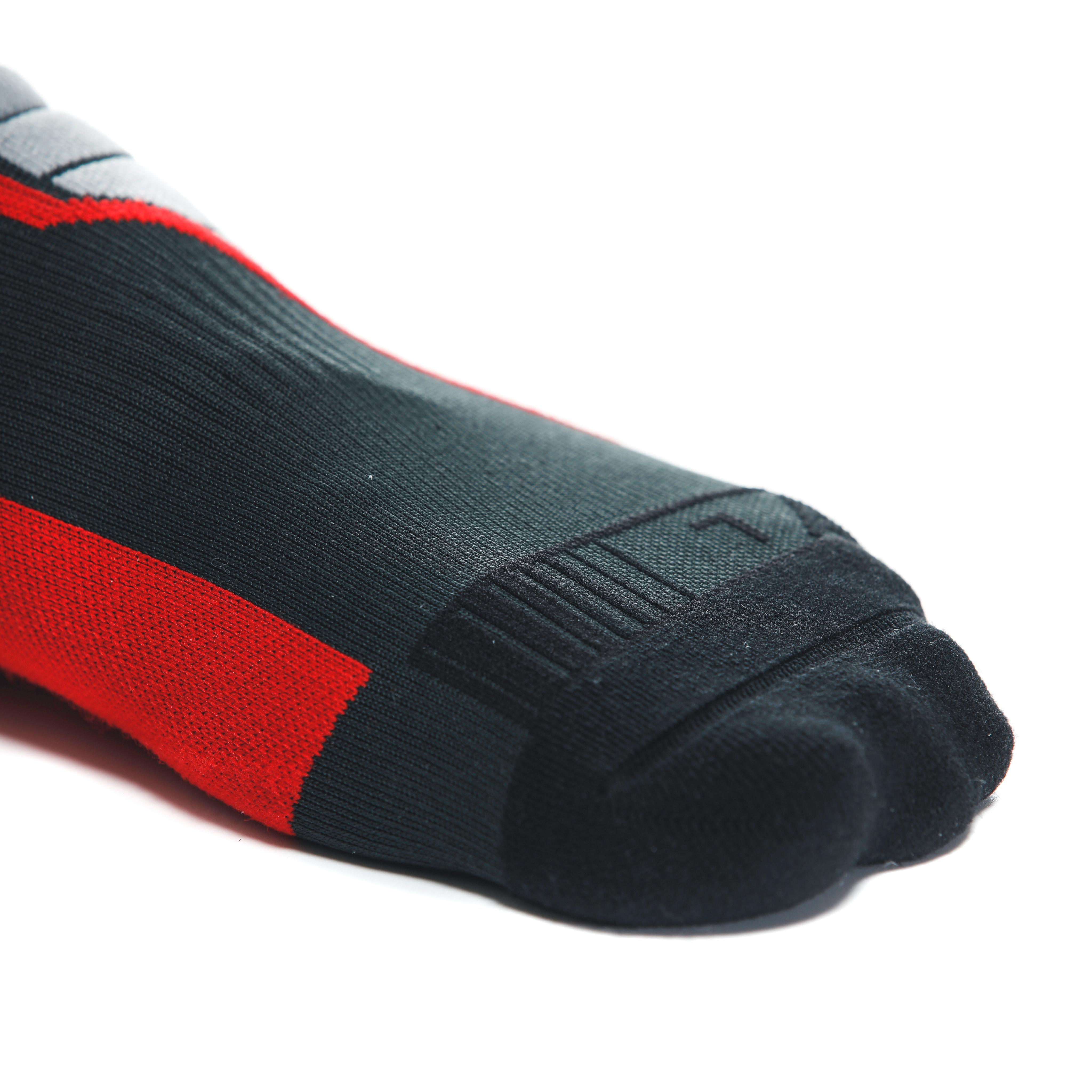 MOTORFIETS THERMISCHE SOKKEN - LANG - BLACK/RED - 9