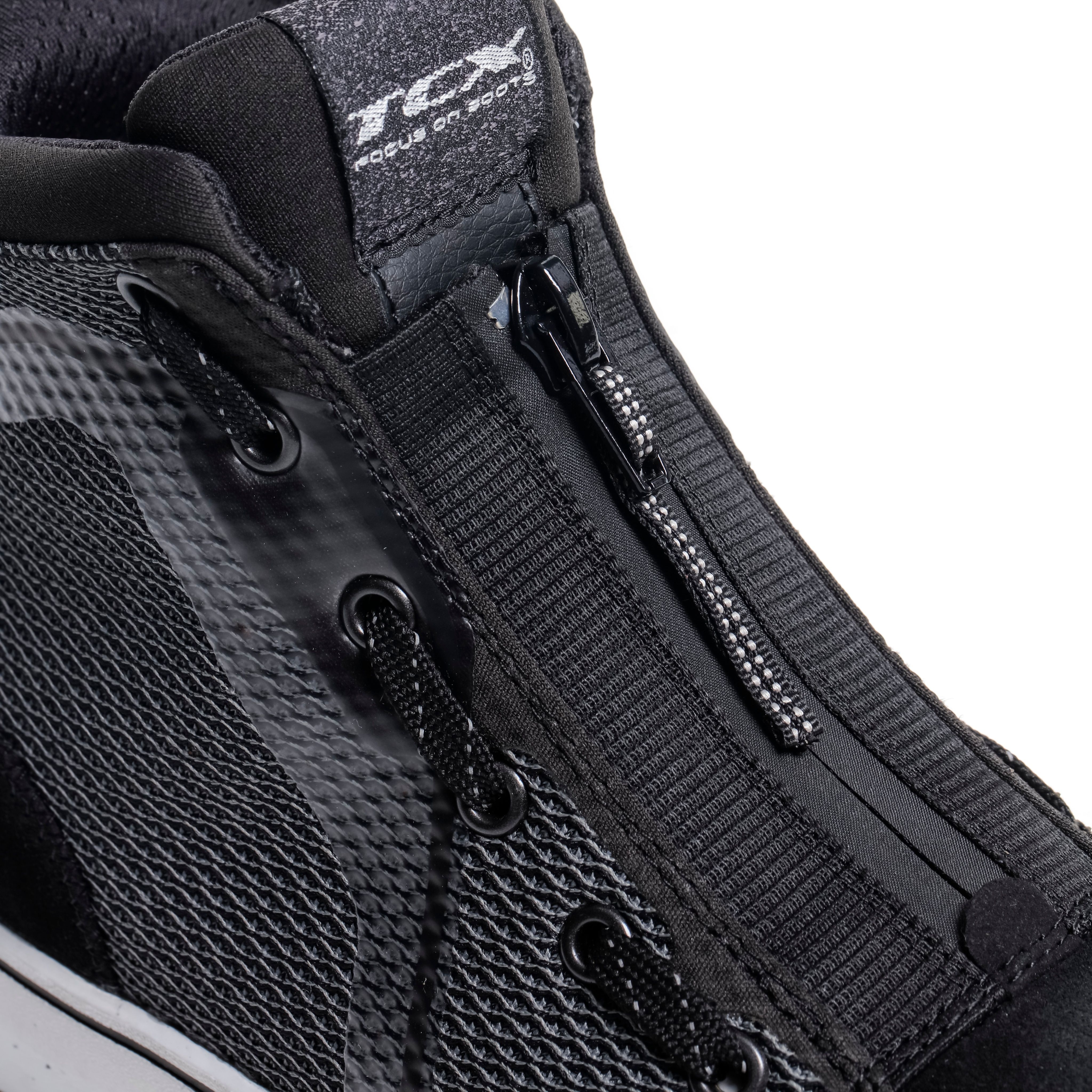 IKASU AIR WOMEN'S SUMMER MOTORCYCLE SHOES - BLACK/GREY/WHITE -  - 6