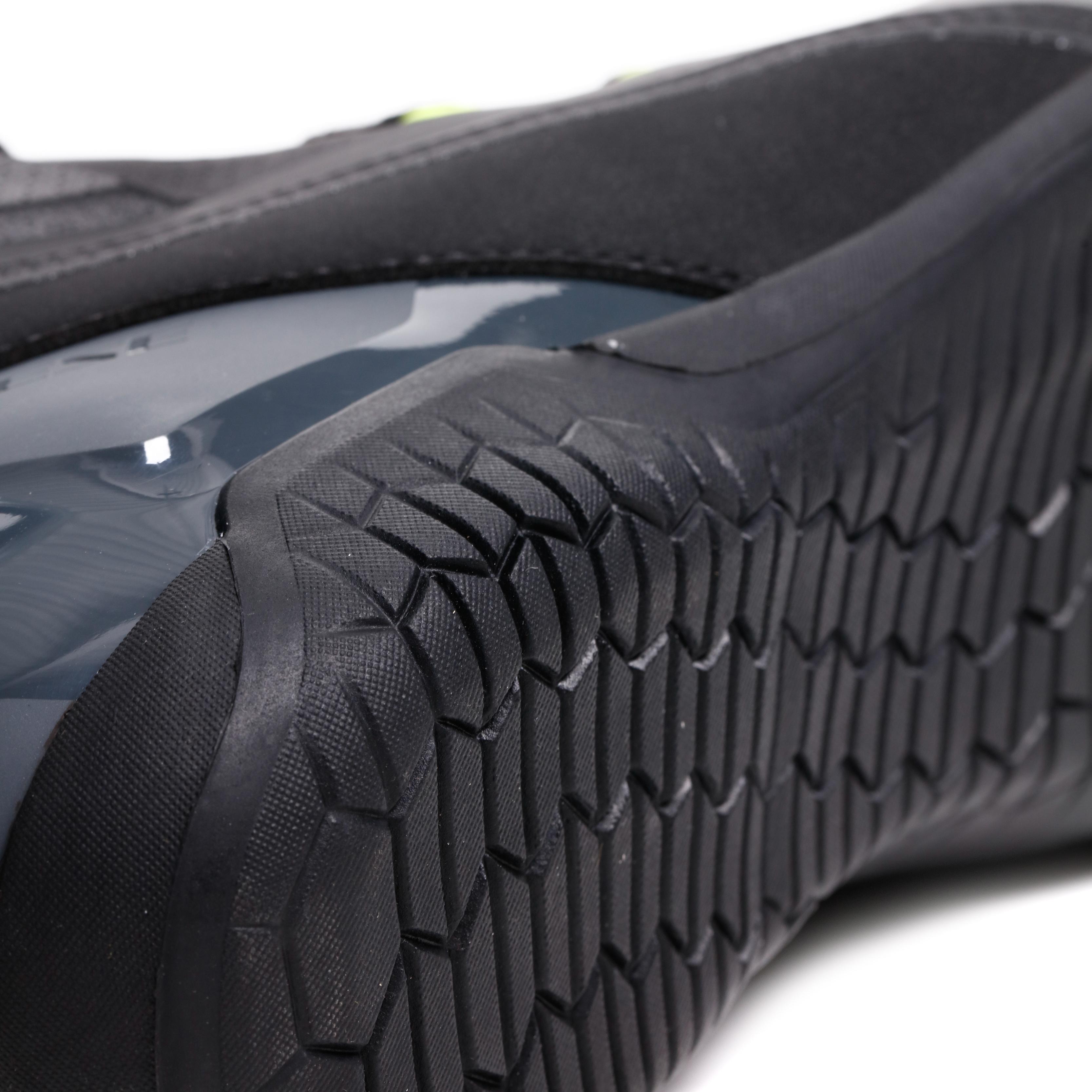 HERIAN D-WP - WATERPROOF MOTORCYCLE SHOES - BLACK/WHITE/YELLOW-FLUO - 8