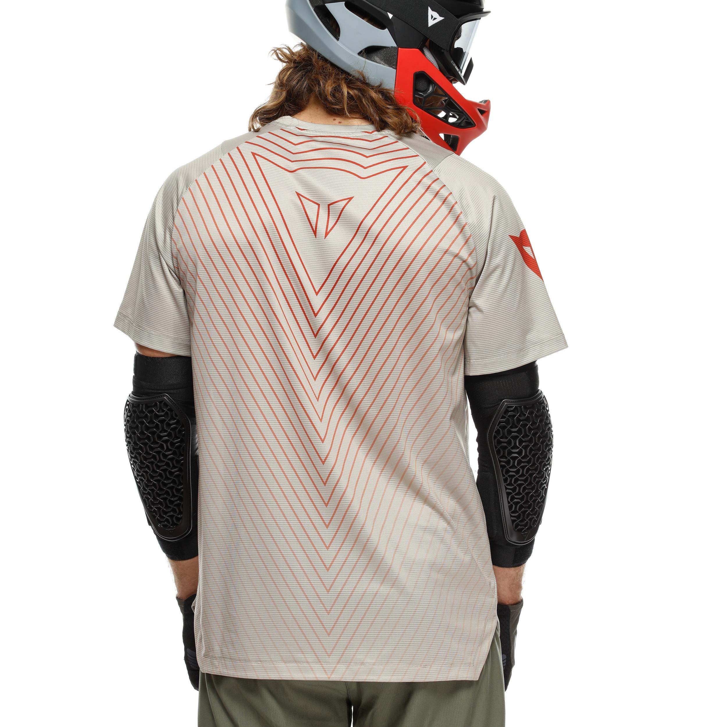 HG AER JERSEY SS - CAMISETA BICI MANGA CORTA HOMBRE - TAUPE/RED - 4