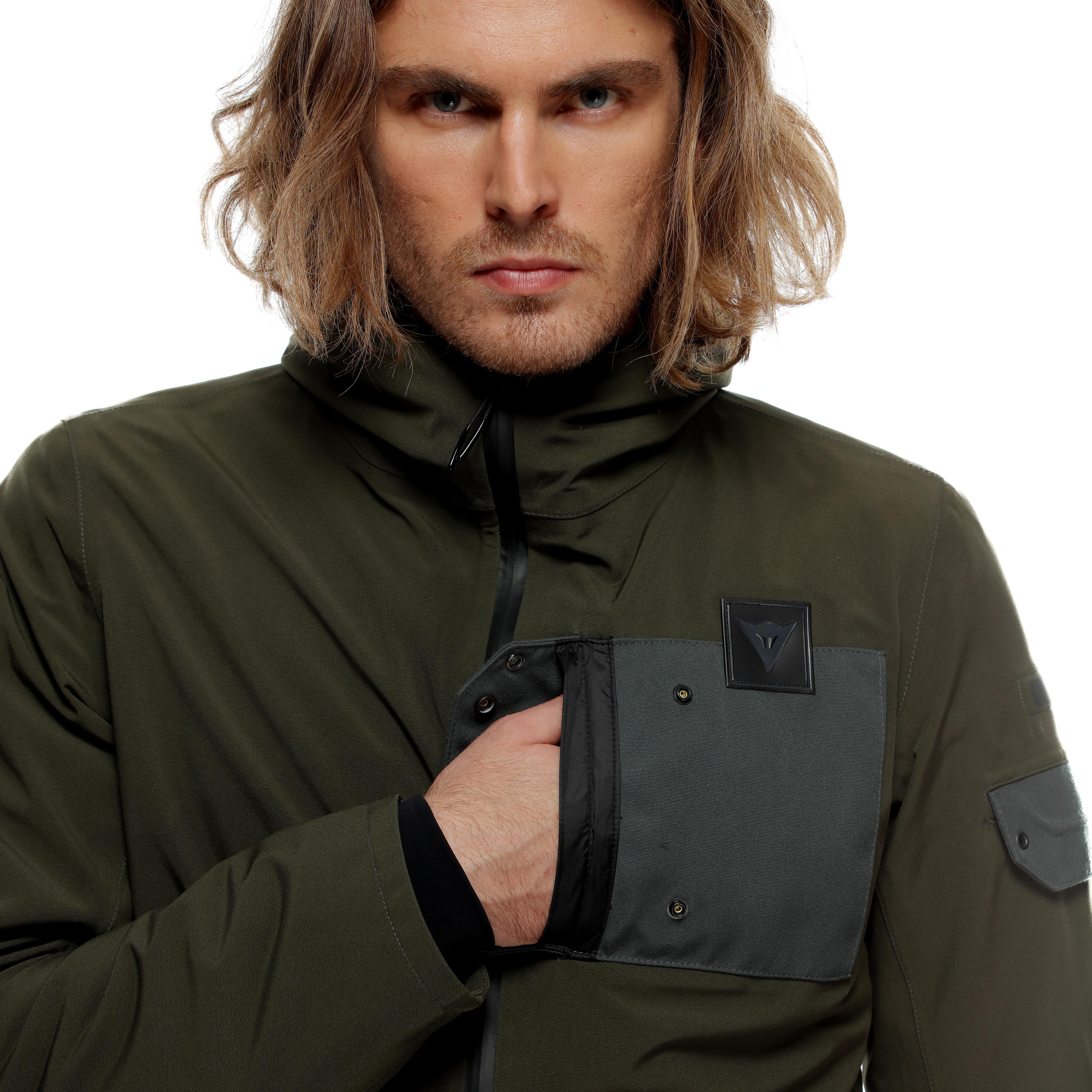 CORSO ABS&Oslash;LUTESHELL&trade; PRO - GIACCA MOTO IMPERMEABILE UOMO - GREEN - 10