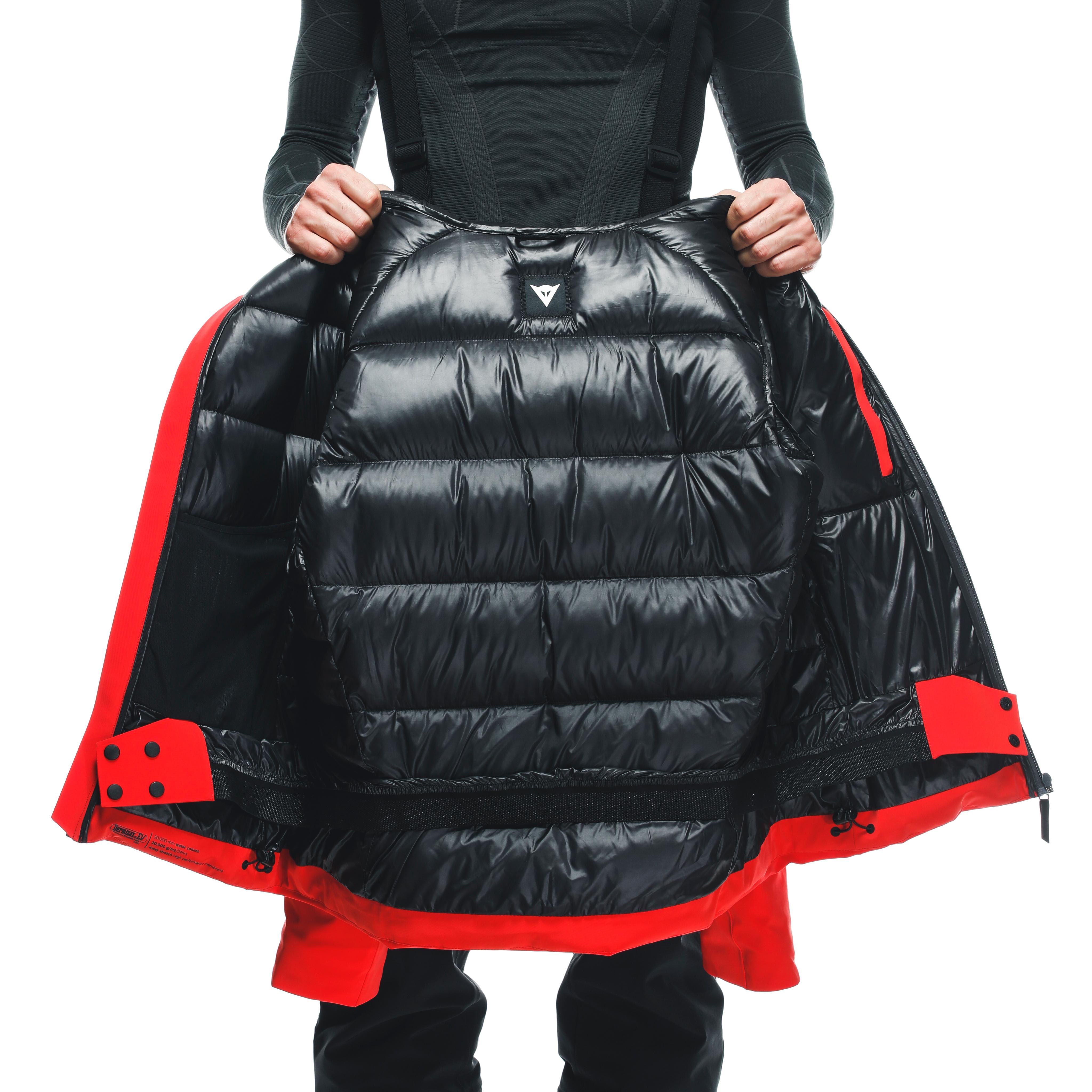 CHAQUETA DE PLUMAS IMPERMEABLE ESQU&Iacute; HOMBRE - FIRE-RED - 12
