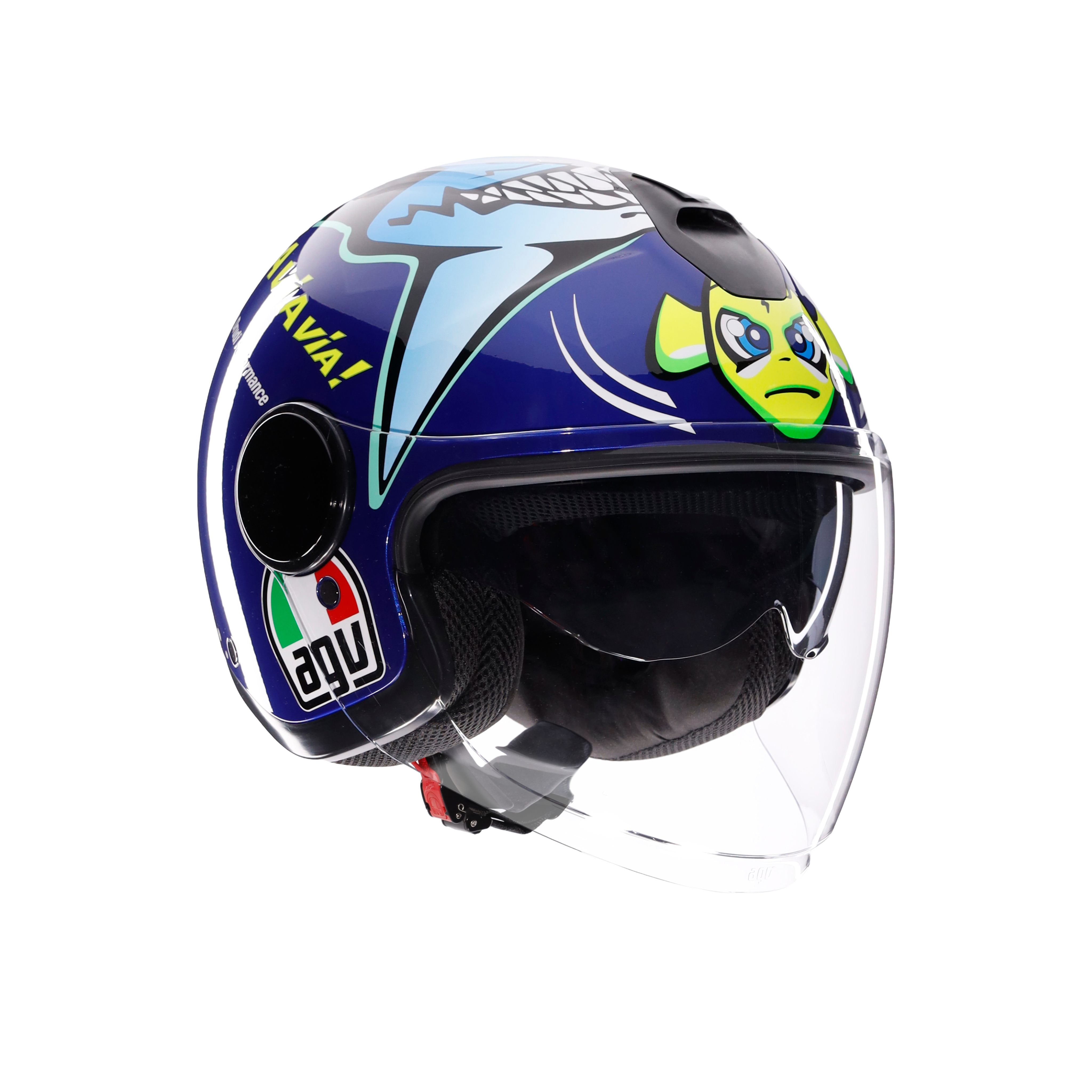 ETERES ROSSI MISANO 2015 - MOTORBIKE OPEN FACE HELMET E2206 -  - 1