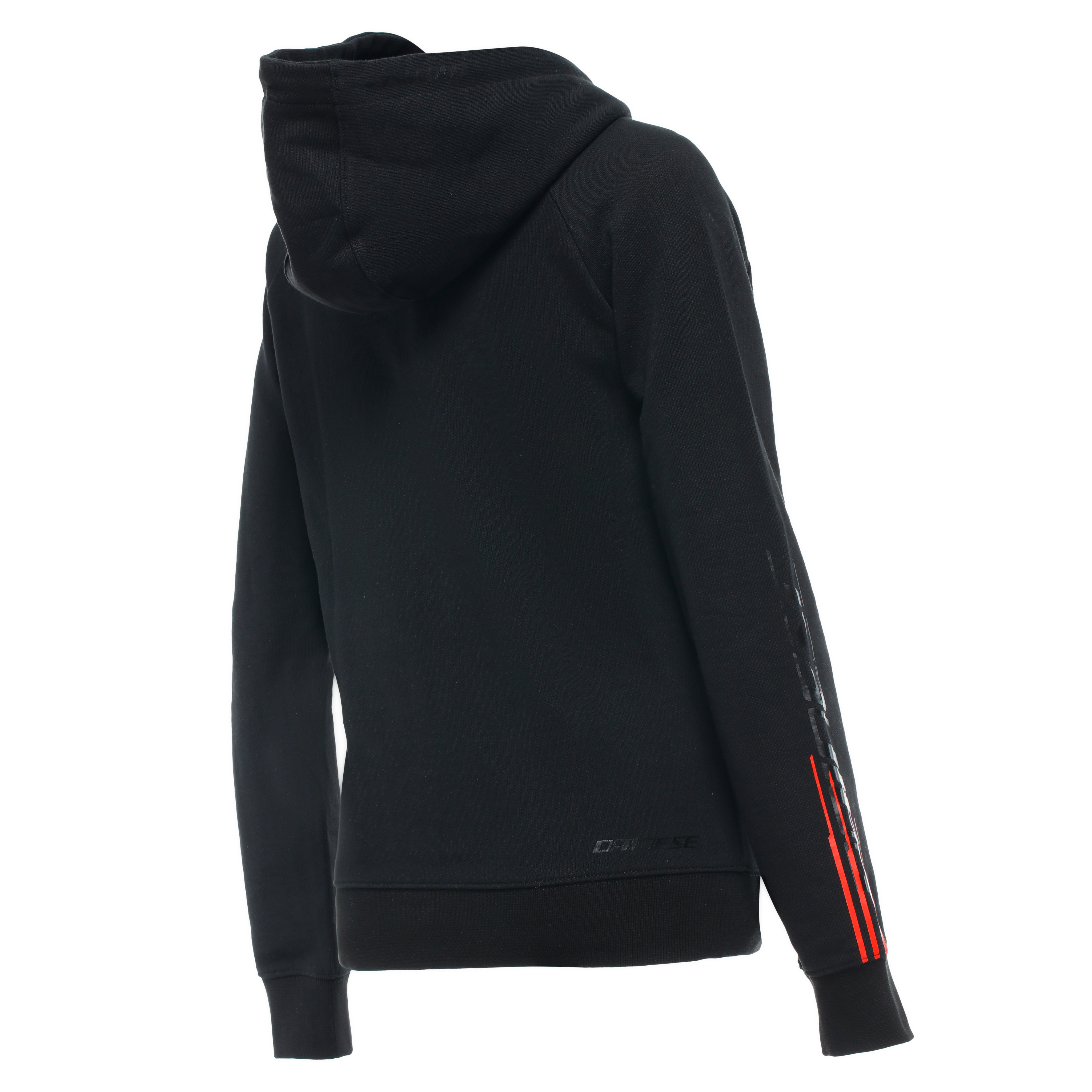 DAINESE LOGO - WOMEN'S HOODIE - BLACK/BLACK - 2