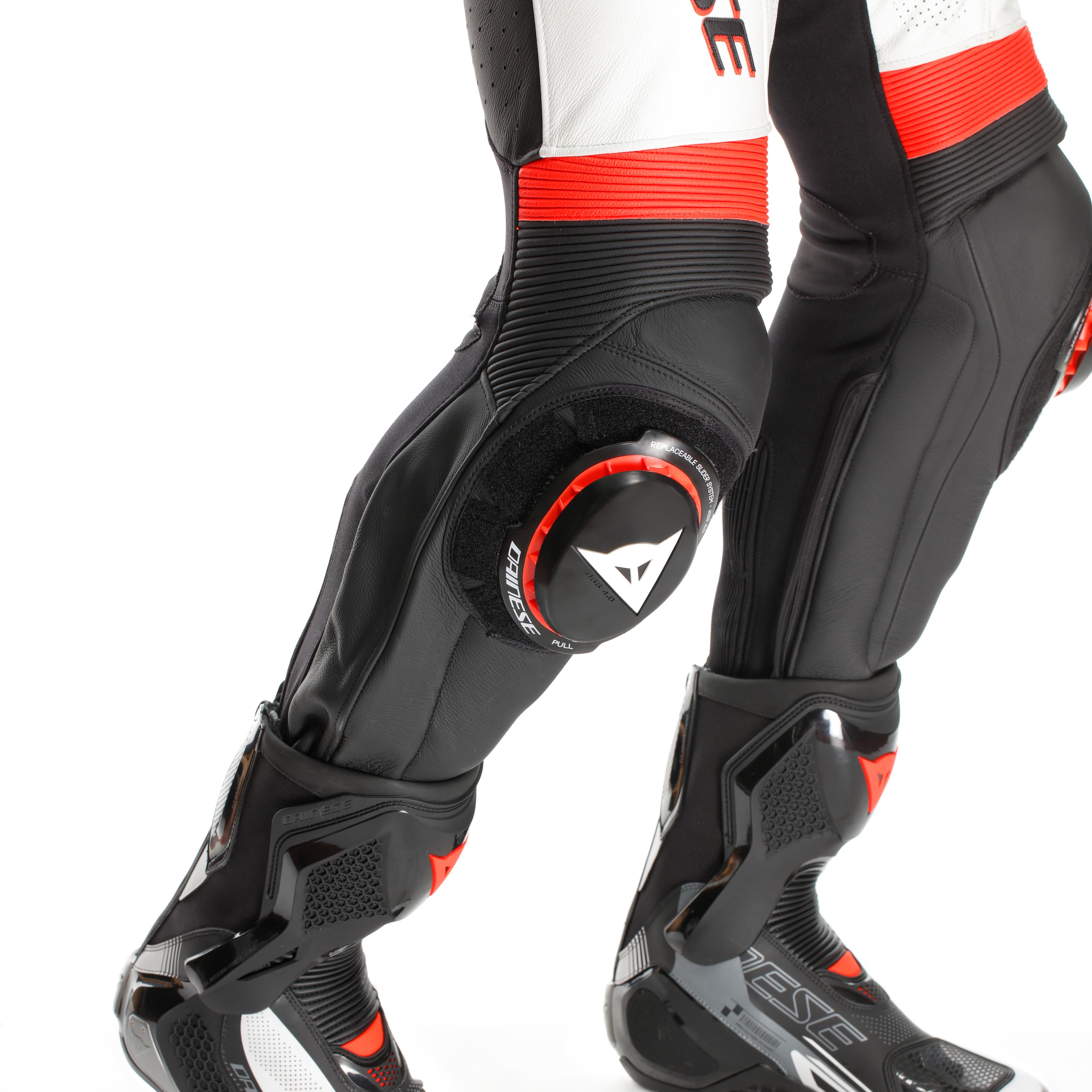 LAGUNA SECA 6 - PERFORATED ONE-PIECE LEATHER RACING SUIT | BLACK