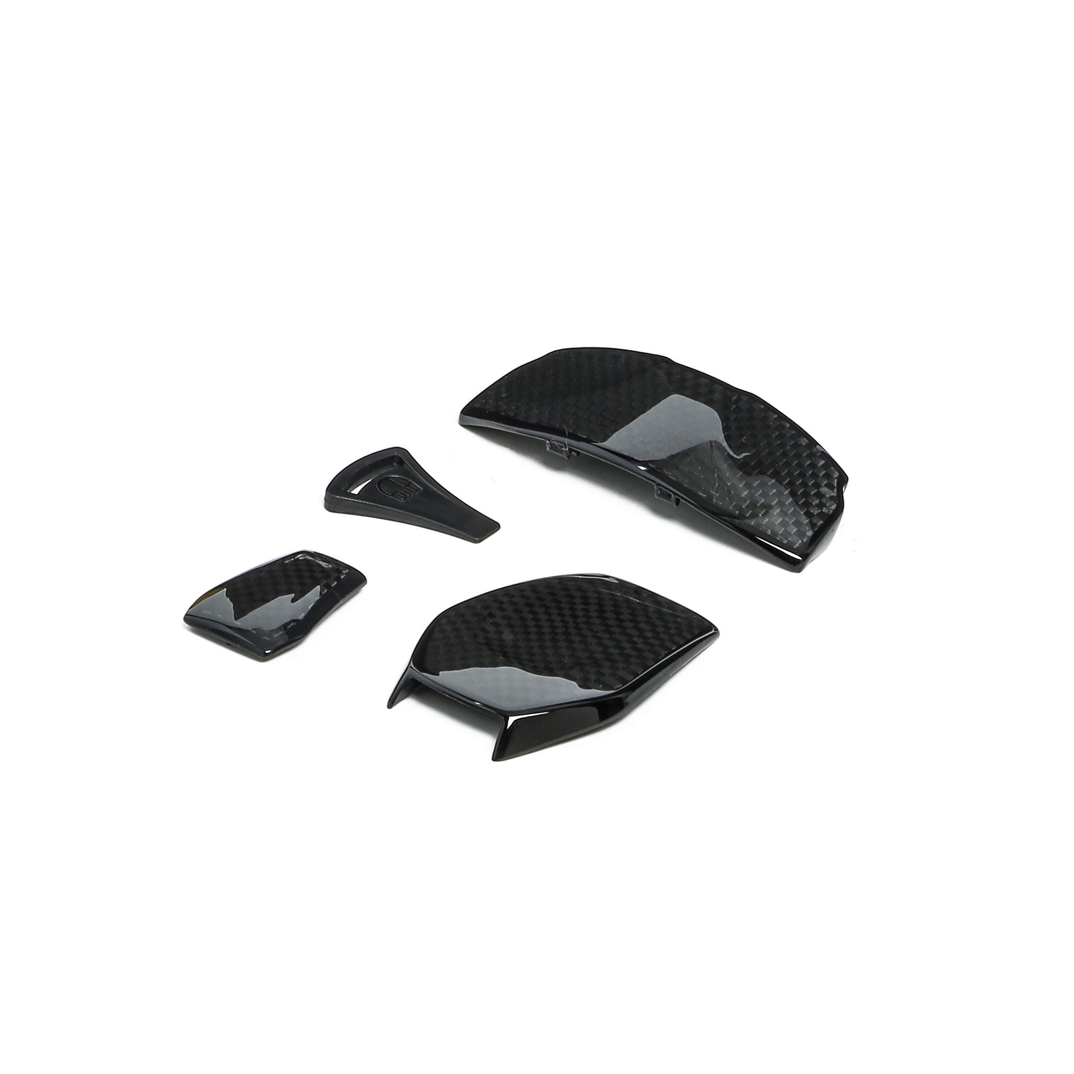 AGV KIT AIR VENTS AND SPOILER SPORTMODULAR - GLOSSY CARBON -  - 1