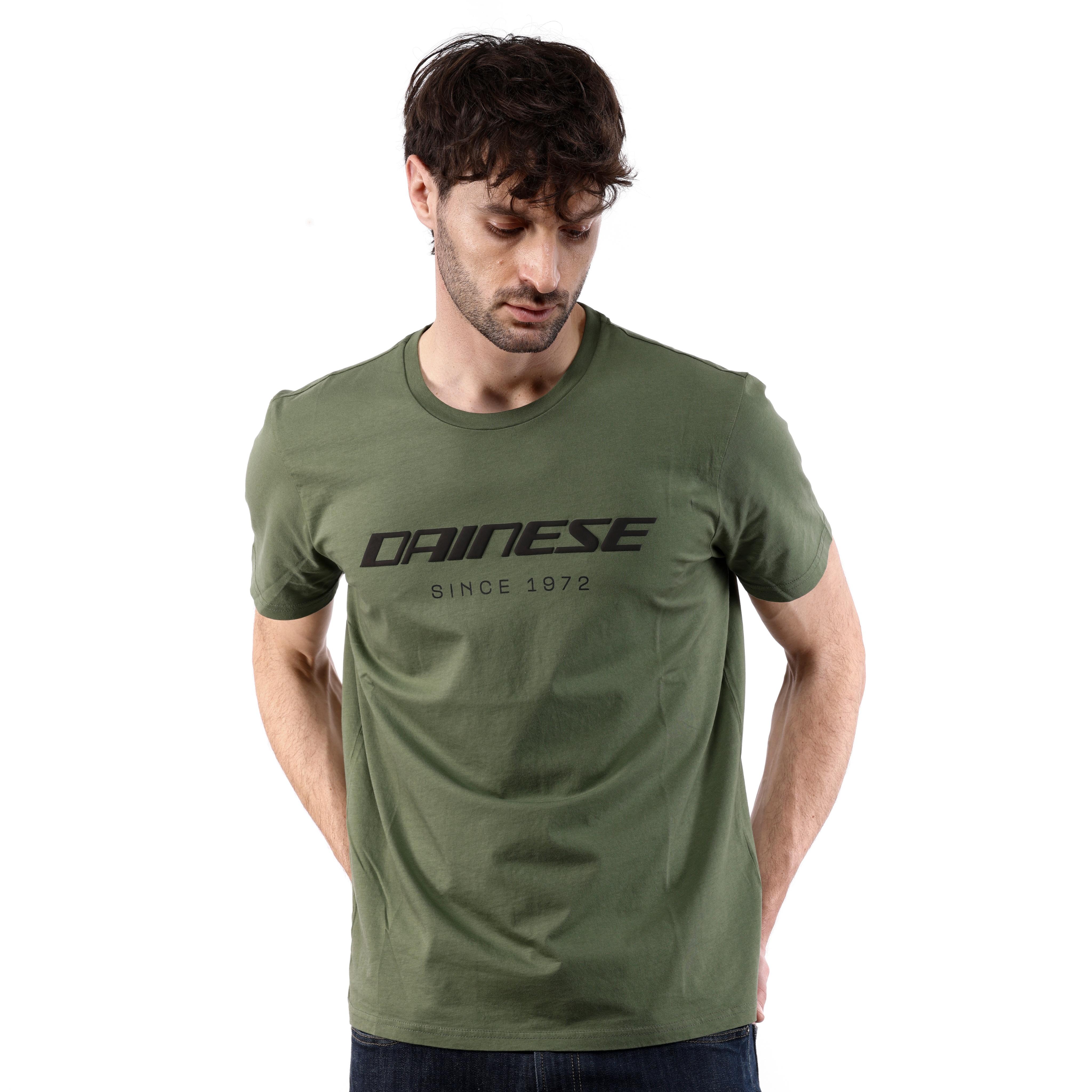 ESSENCE WORDMARK - RUNDHALS T SHIRT HERREN - GREEN-BRONZE - 3