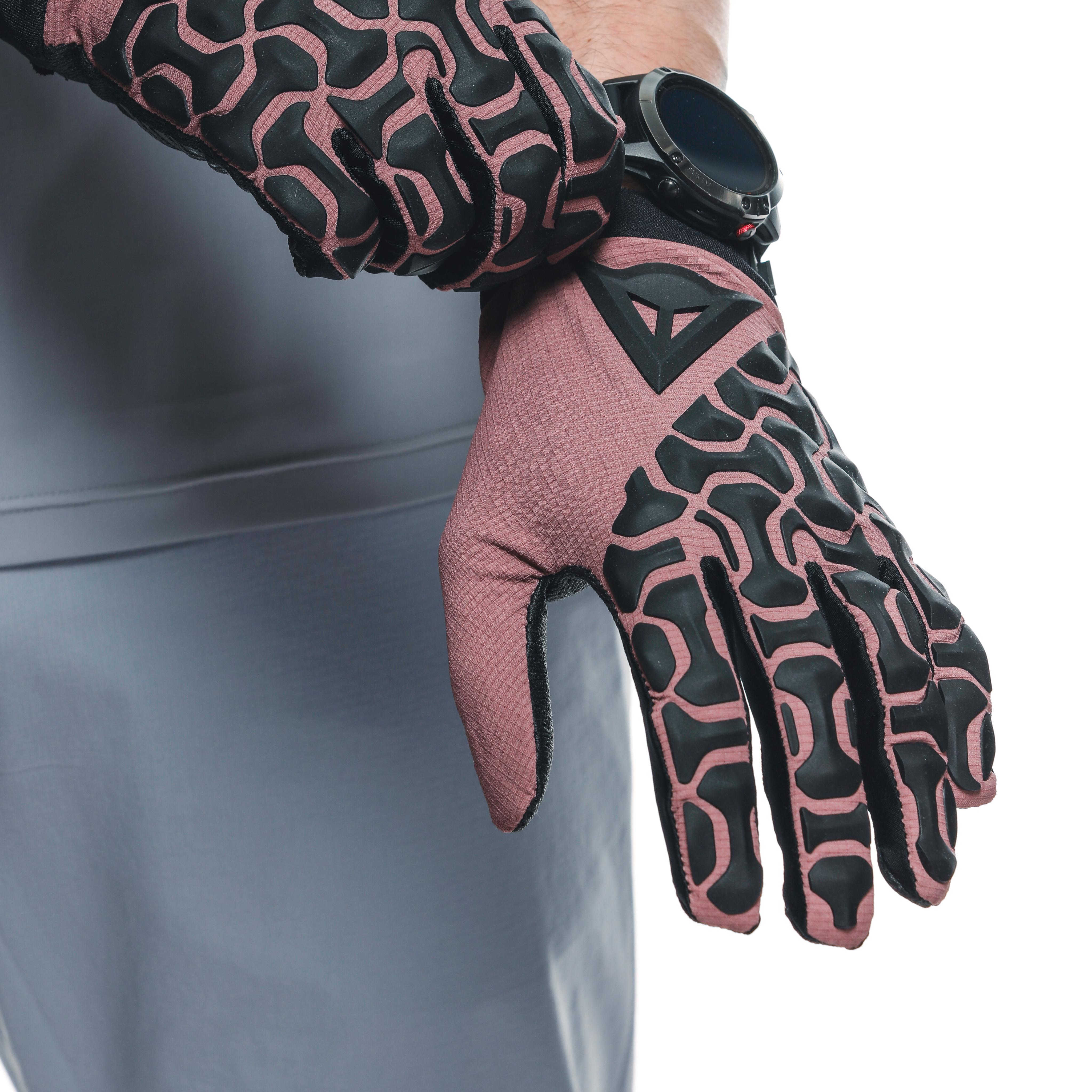 HGR EXT - GANTS DE V&Eacute;LO UNISEXE - ROSE-TAUPE - 2