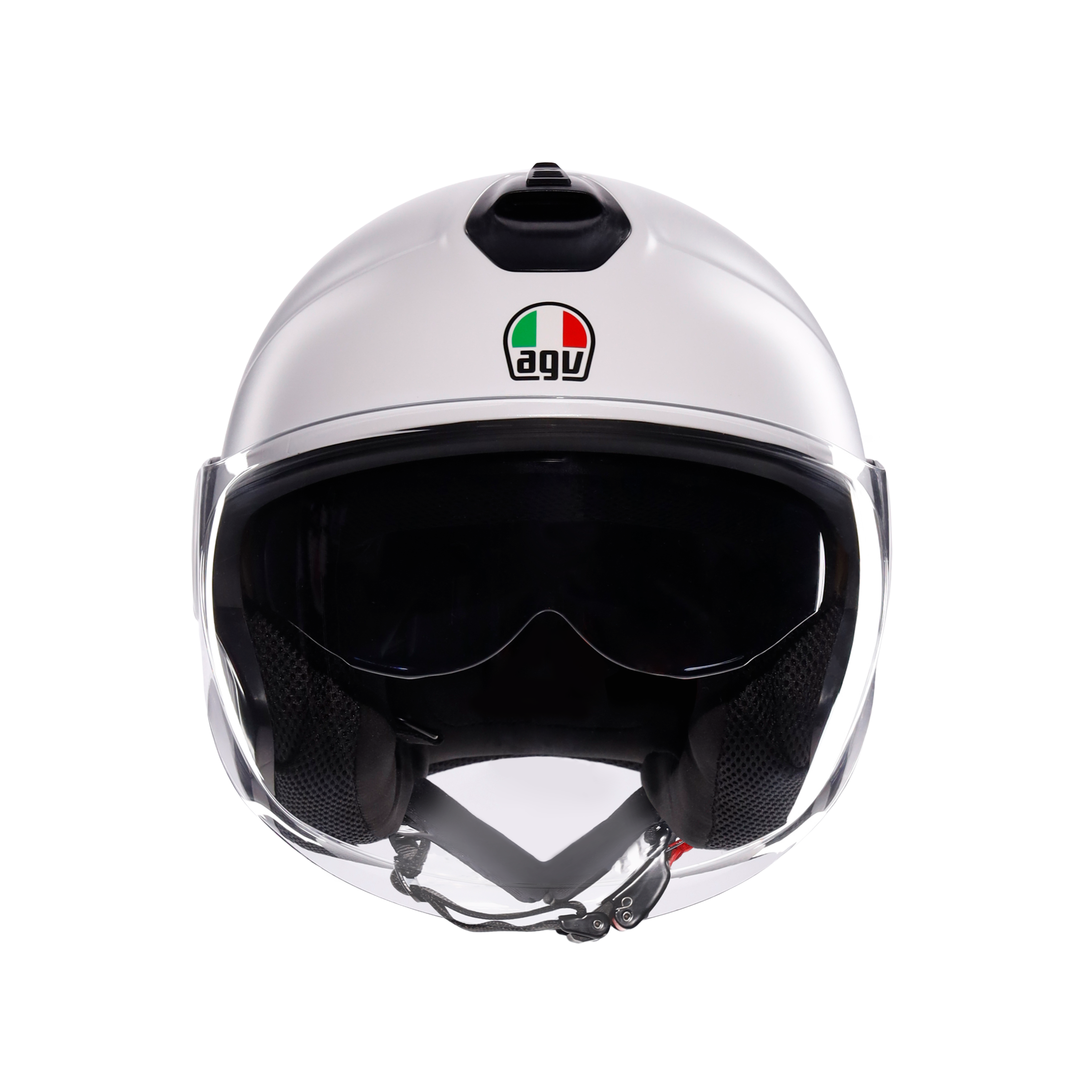 ETERES CAPOLIVERI MATT WHITE/ITALY - CASQUE MOTO JET E2206 -  - 7