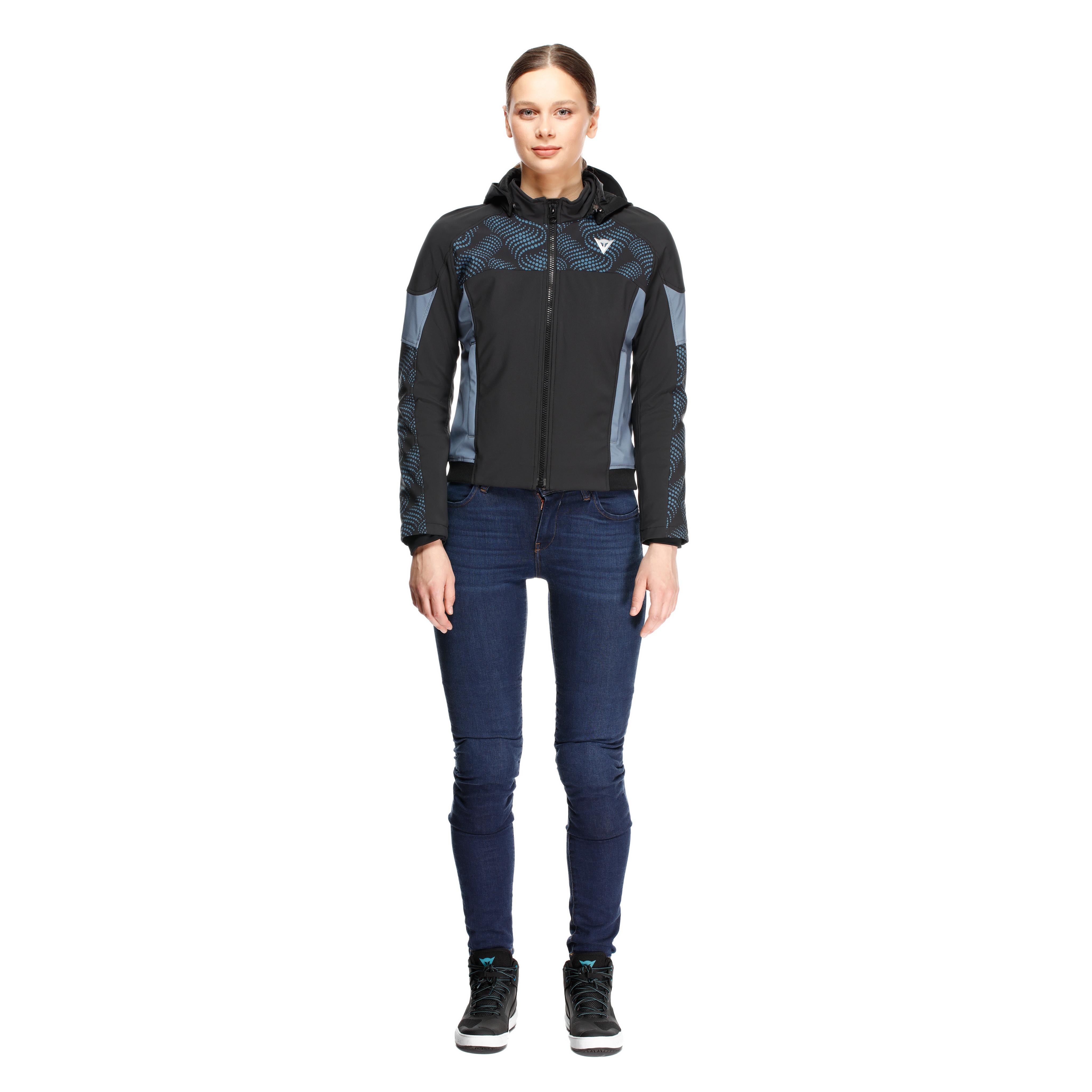 IGNITE 2 - WOMEN'S MOTORCYCLE JACKET - BLACK/BLUE MIRAGE - 17
