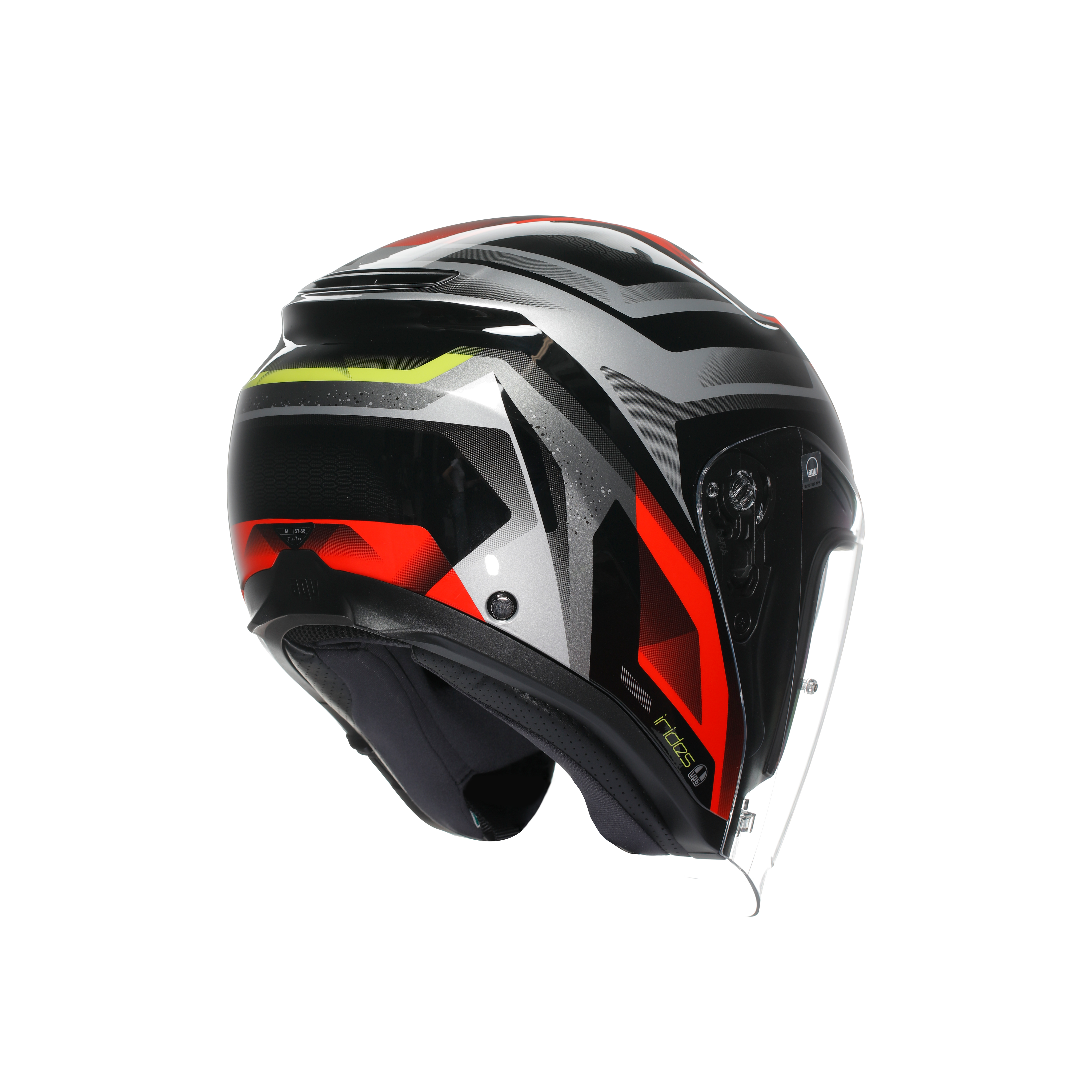IRIDES AGV E2206 - ZURIGO BLACK/RED/YELLOW FLUO -  - 6