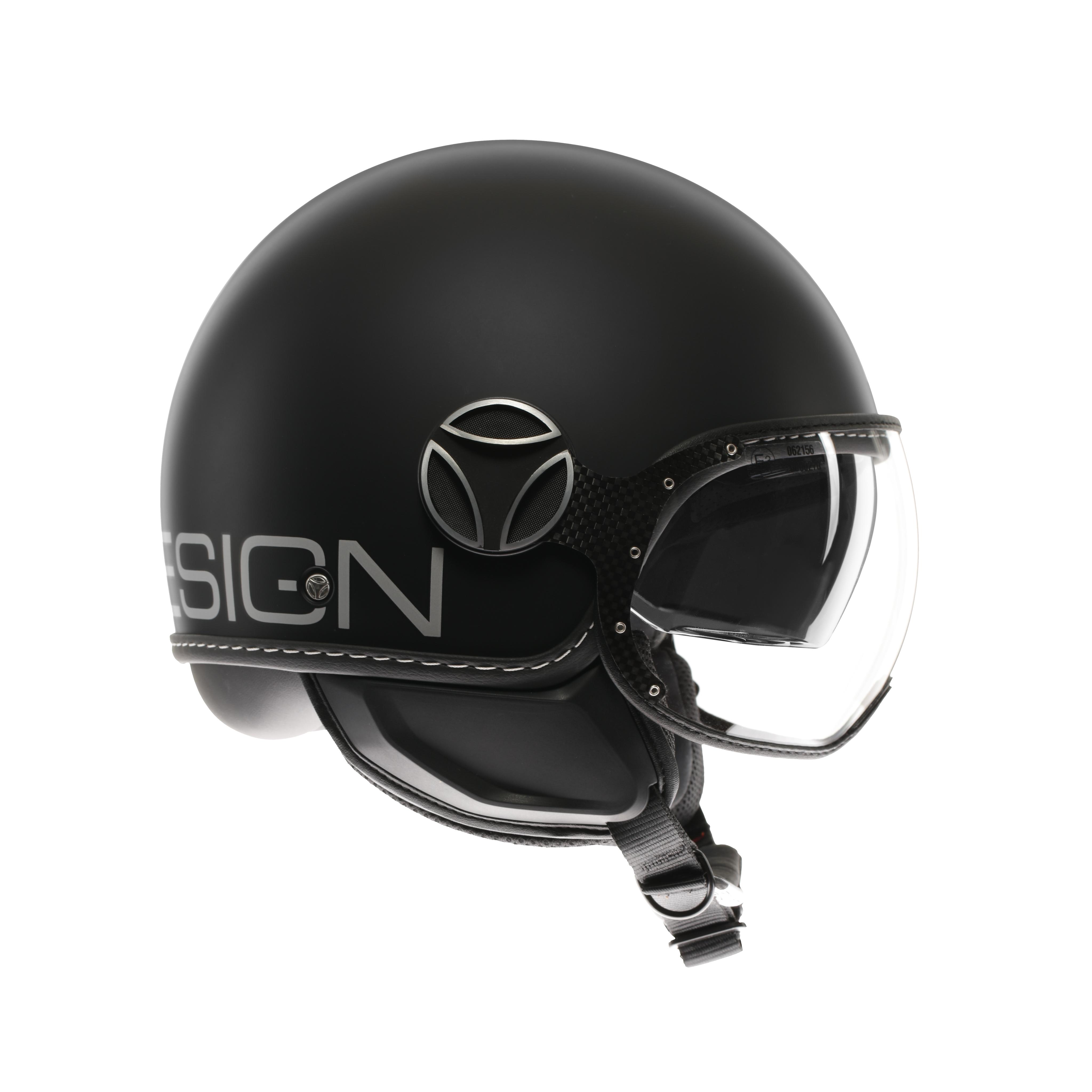 MOMODESIGN FGTR EVO MATT SCHWARZ / SILBER - JET-HELM MIT DOPPELVISIER E2206 -  - 3