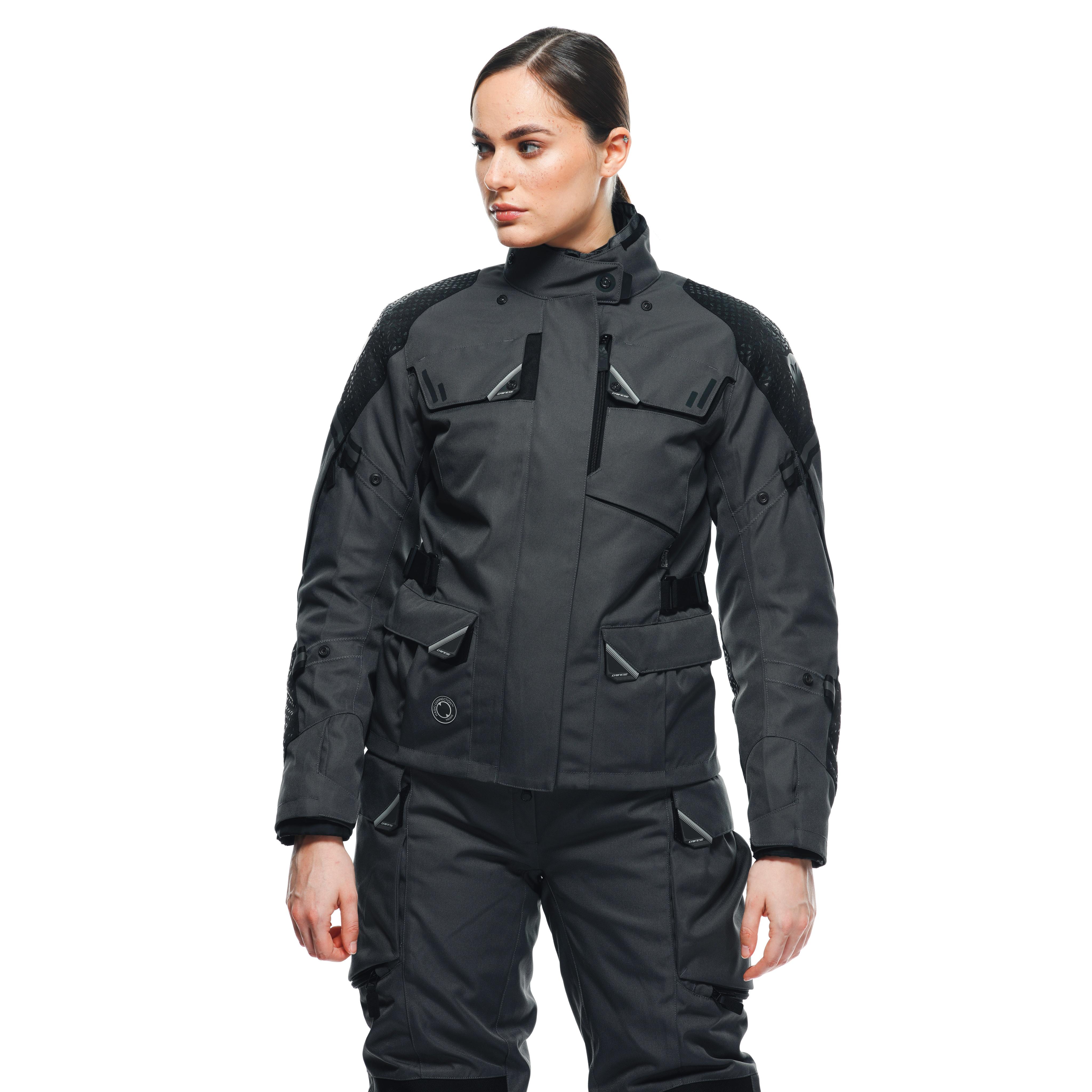 LADAKH 3L D-DRY&reg; - WOMEN'S WATERPROOF MOTORCYCLE JACKET - IRON-GATE/BLACK - 9