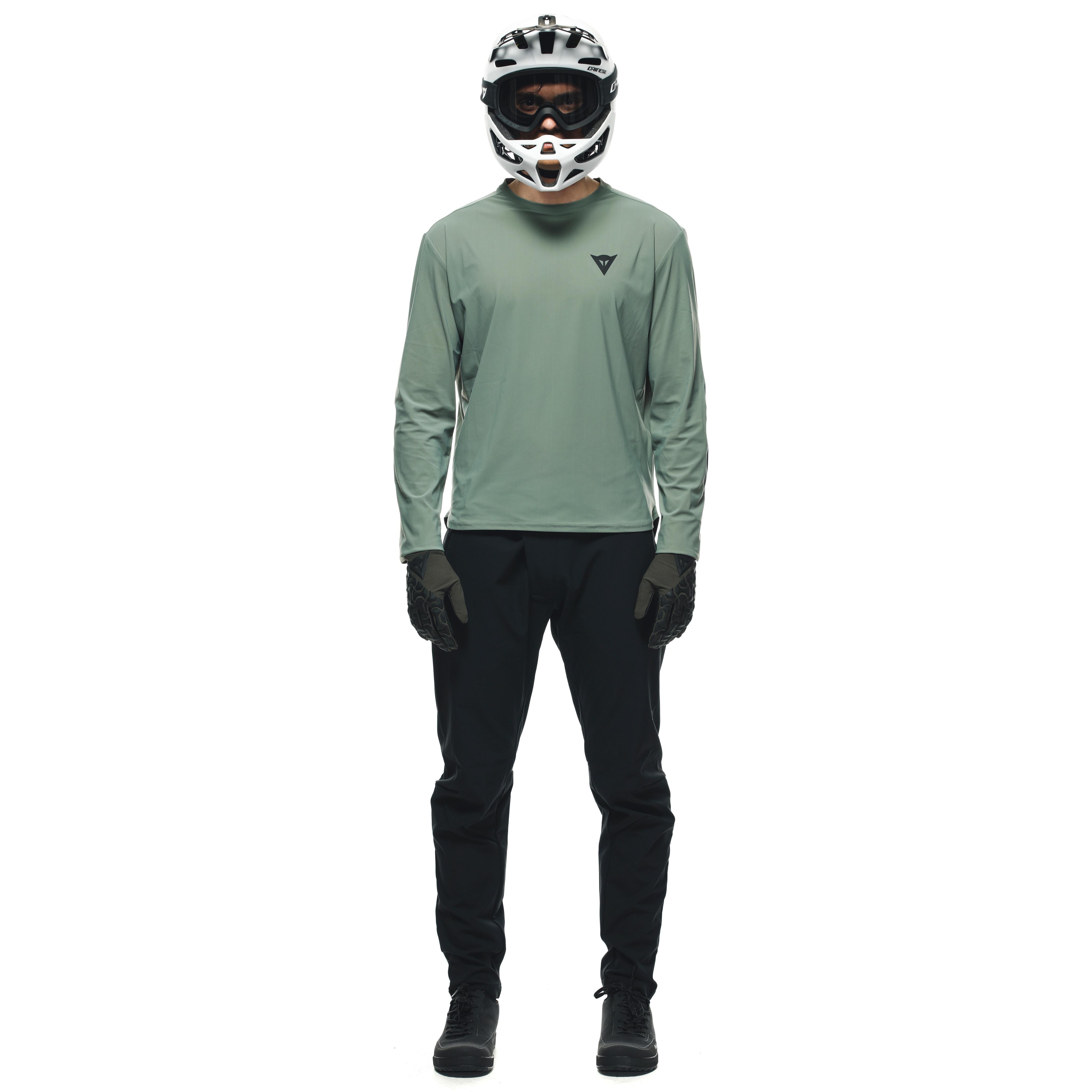 HGR JERSEY LS - MEN'S LONG SLEEVE BIKE T-SHIRT - SAGE-GREEN - 3