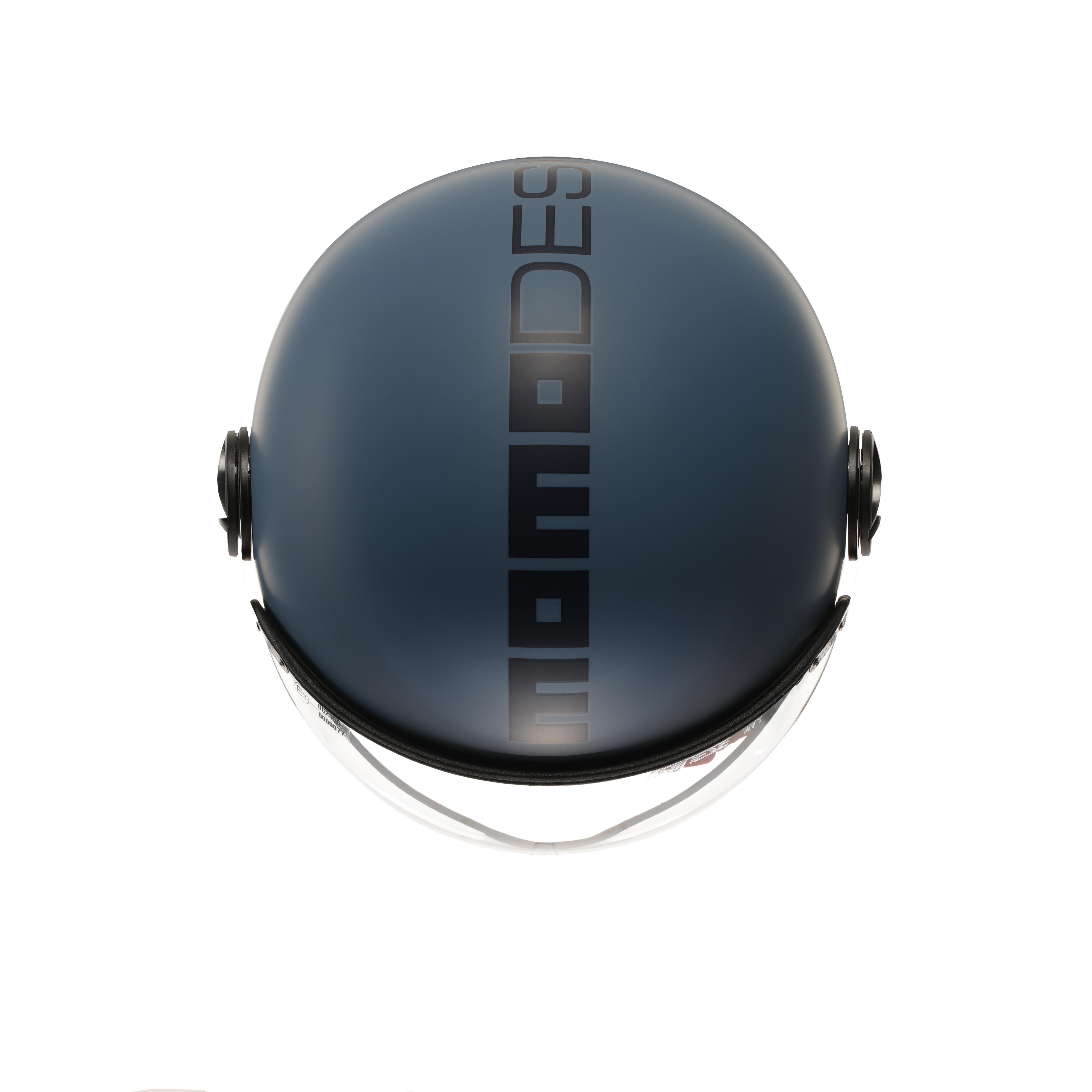 MOMODESIGN FGTR CLASSIC MATT BLAU / BLAU - JET-HELM MIT VISIER E2206 -  - 6