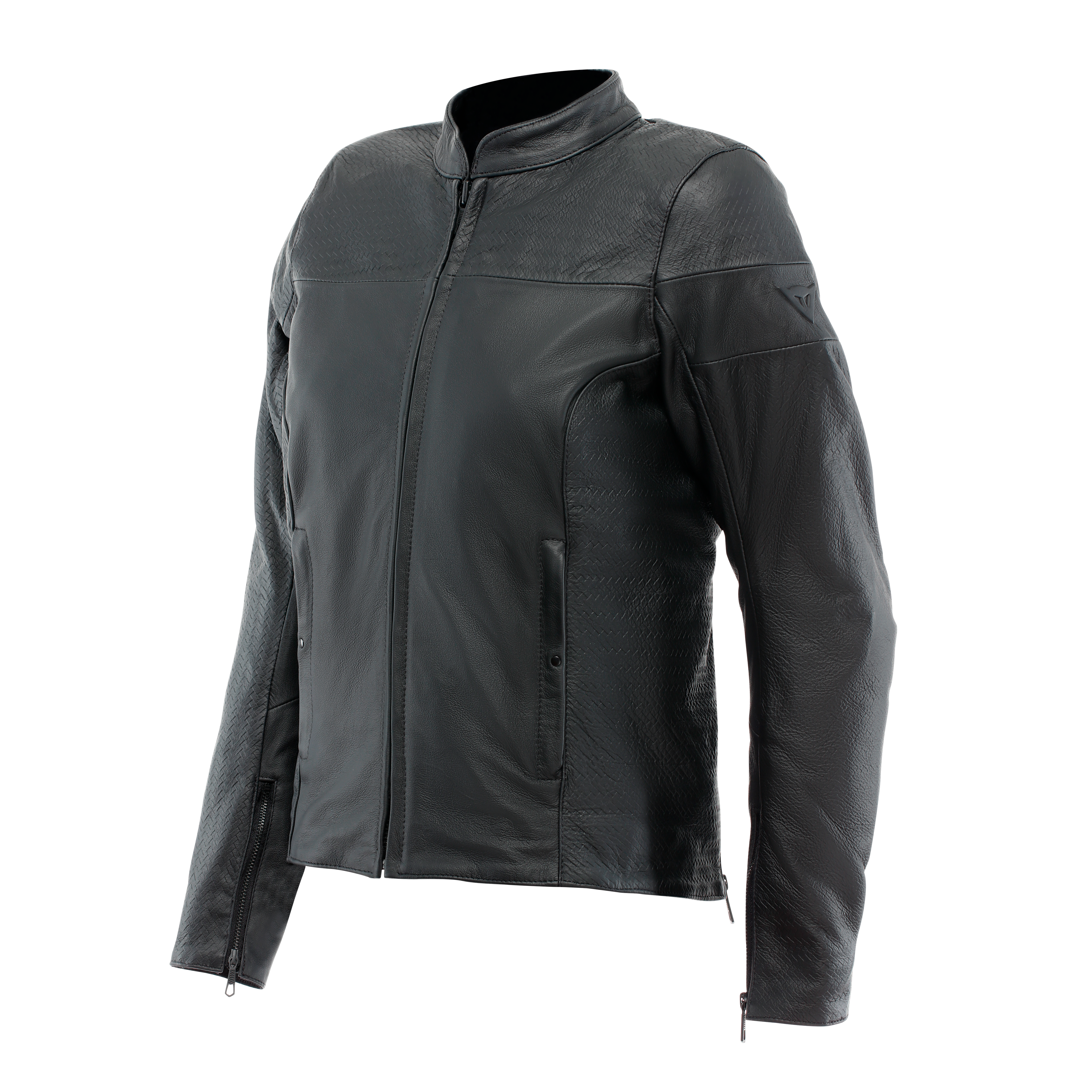 ITINERE - WOMEN'S MOTORCYCLE LEATHER JACKET - BLACK - 1