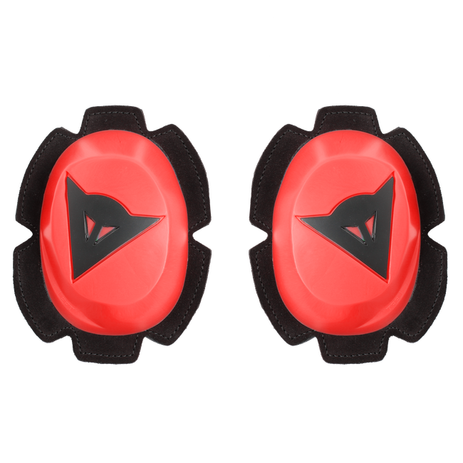 Dainese Unisex Fluo-Red/Black - Pista Rain Knee Slider - Knees - Os