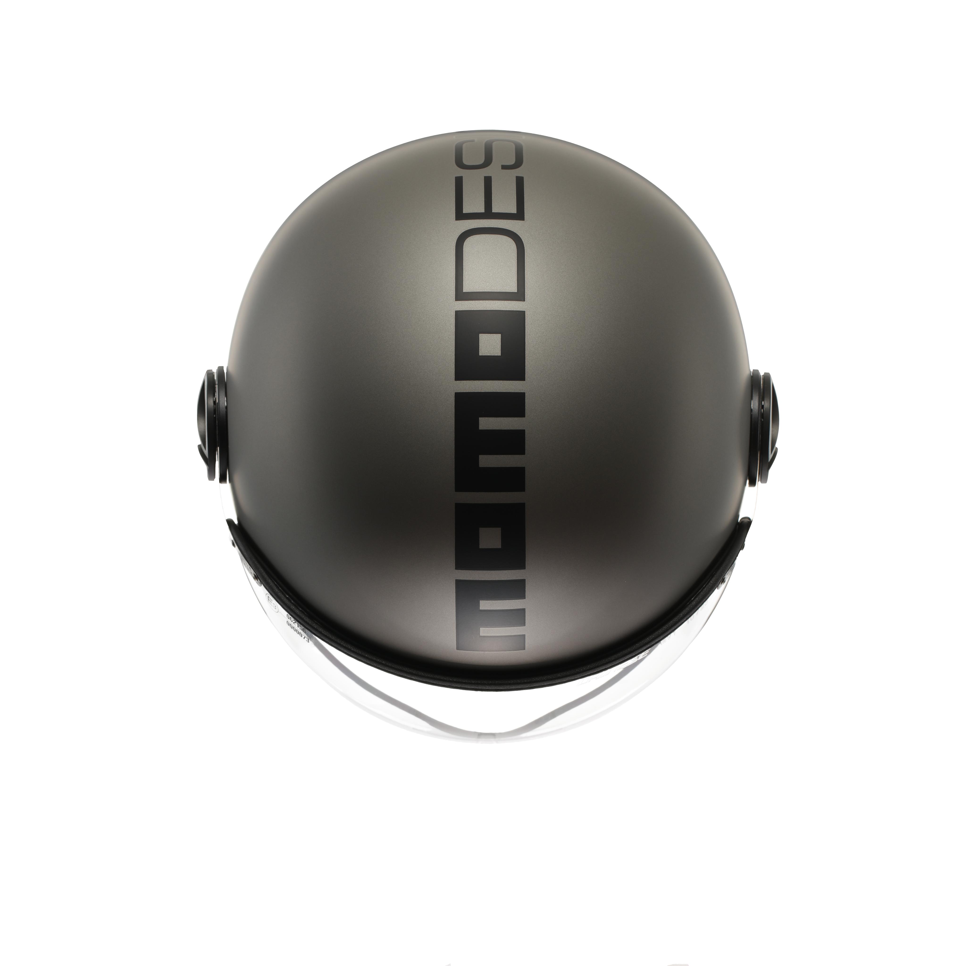 MOMODESIGN FGTR EVO MATT MATT TITANFROST / SCHWARZ - JET-HELM MIT DOPPELVISIER E2206 -  - 6