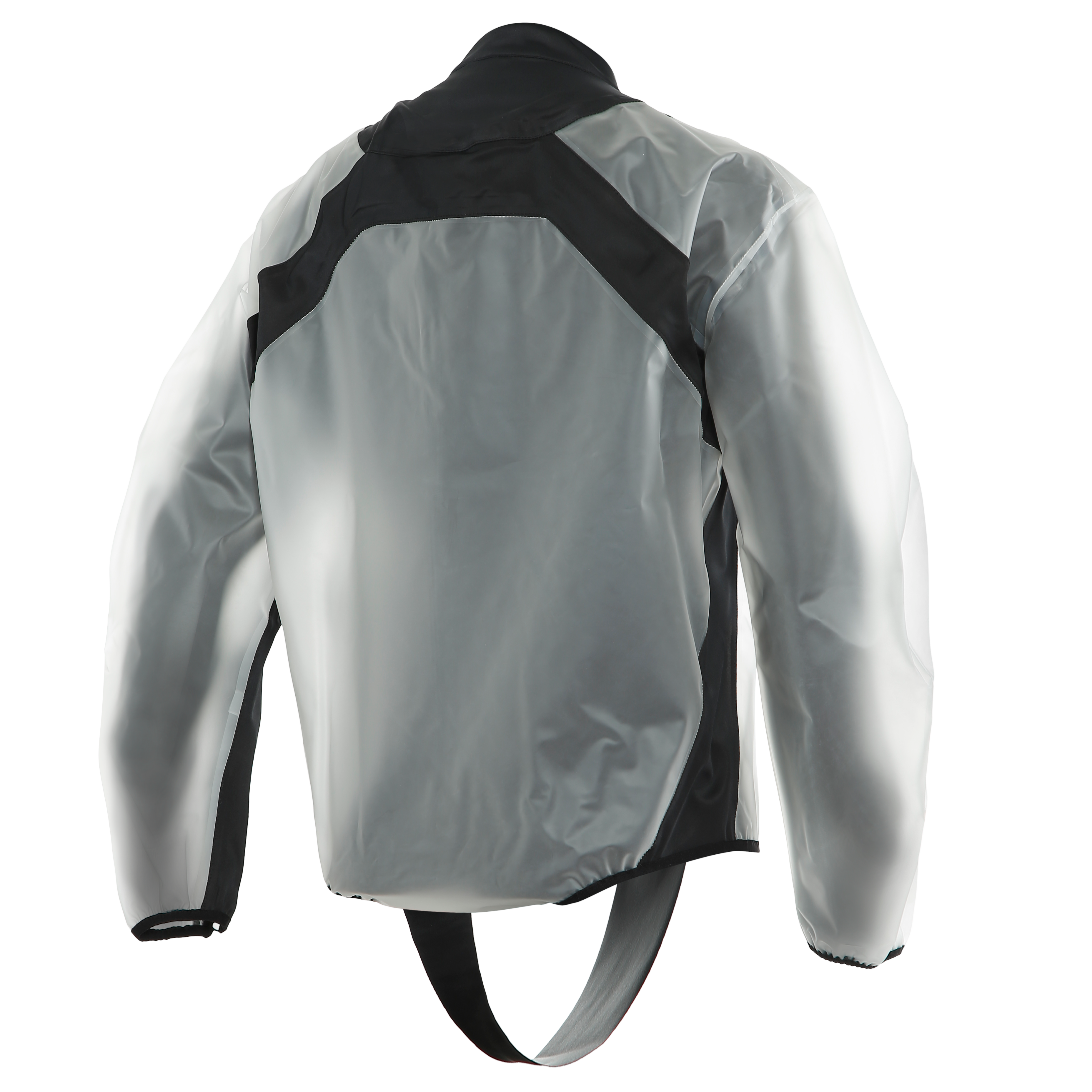 RAIN BODY RACING 2 - WATERPROOF COVER FOR MOTORCYCLE SUIT - BLACK/TRANSPARENT - 2