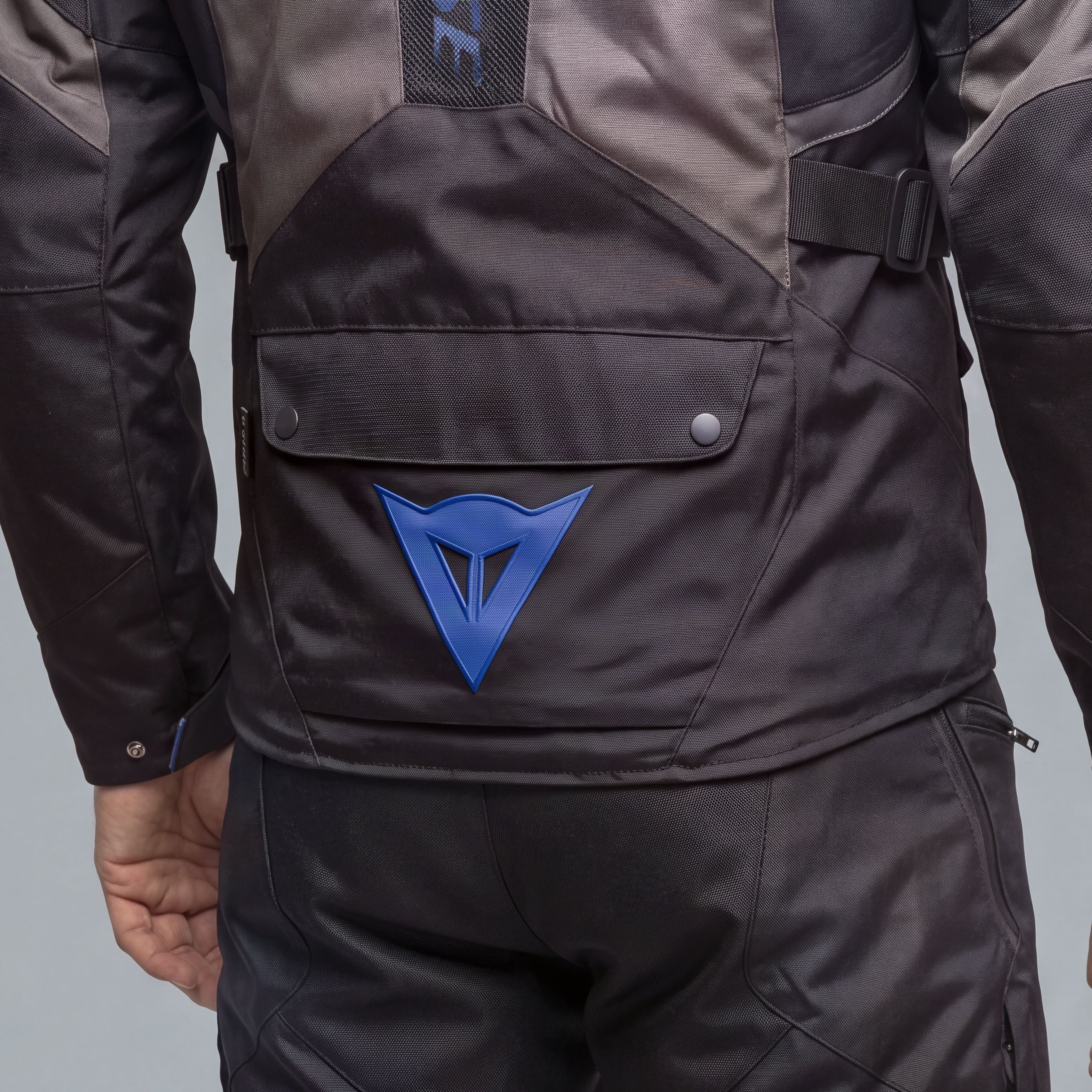 TEMPEST 4 D-DRY - MOTORCYCLE JACKET WATERPROOF MEN - BLACK/RAVEN/BLUE - 6