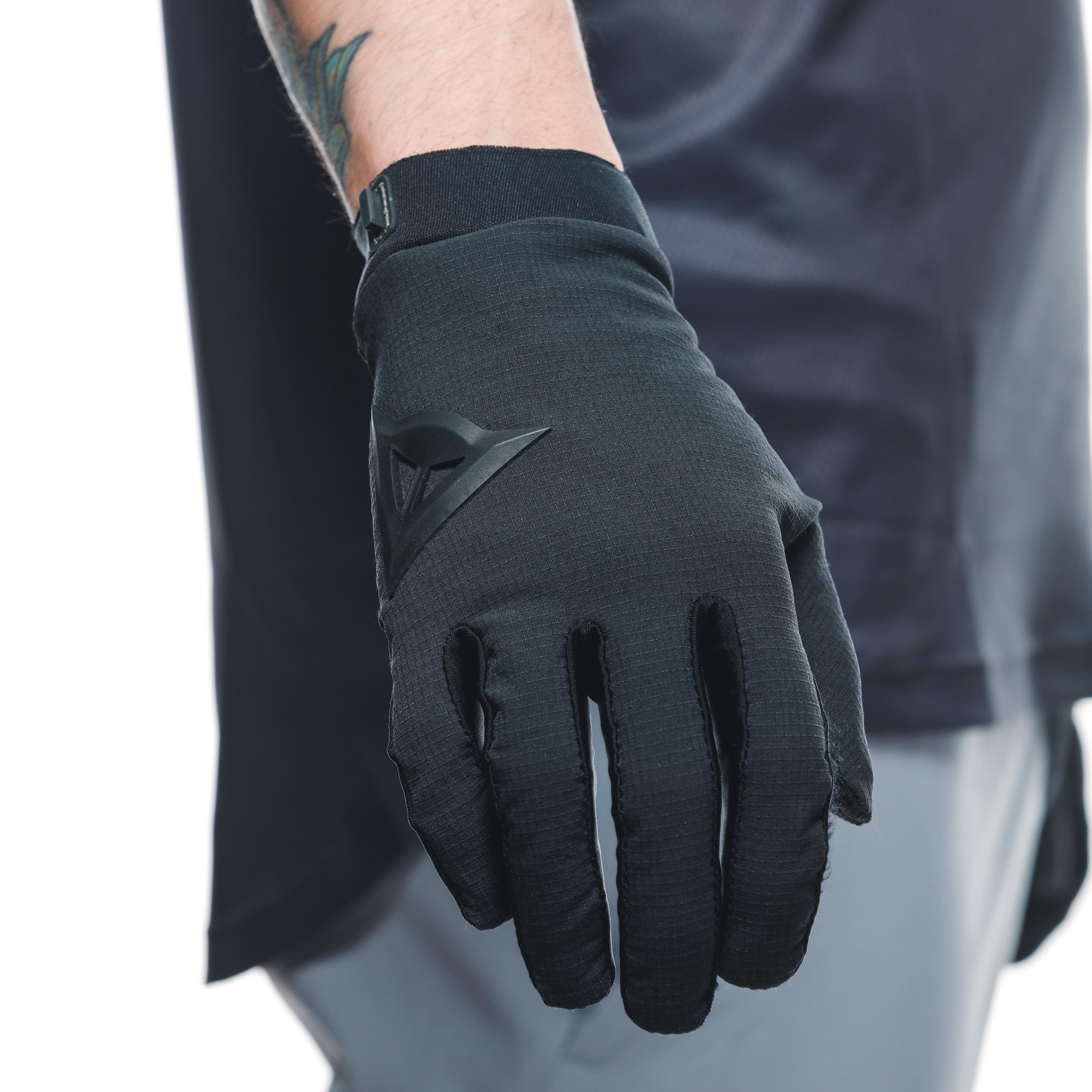 HGC HYBRID - GANTS DE V&Eacute;LO UNISEXE - BLACK/BLACK - 2