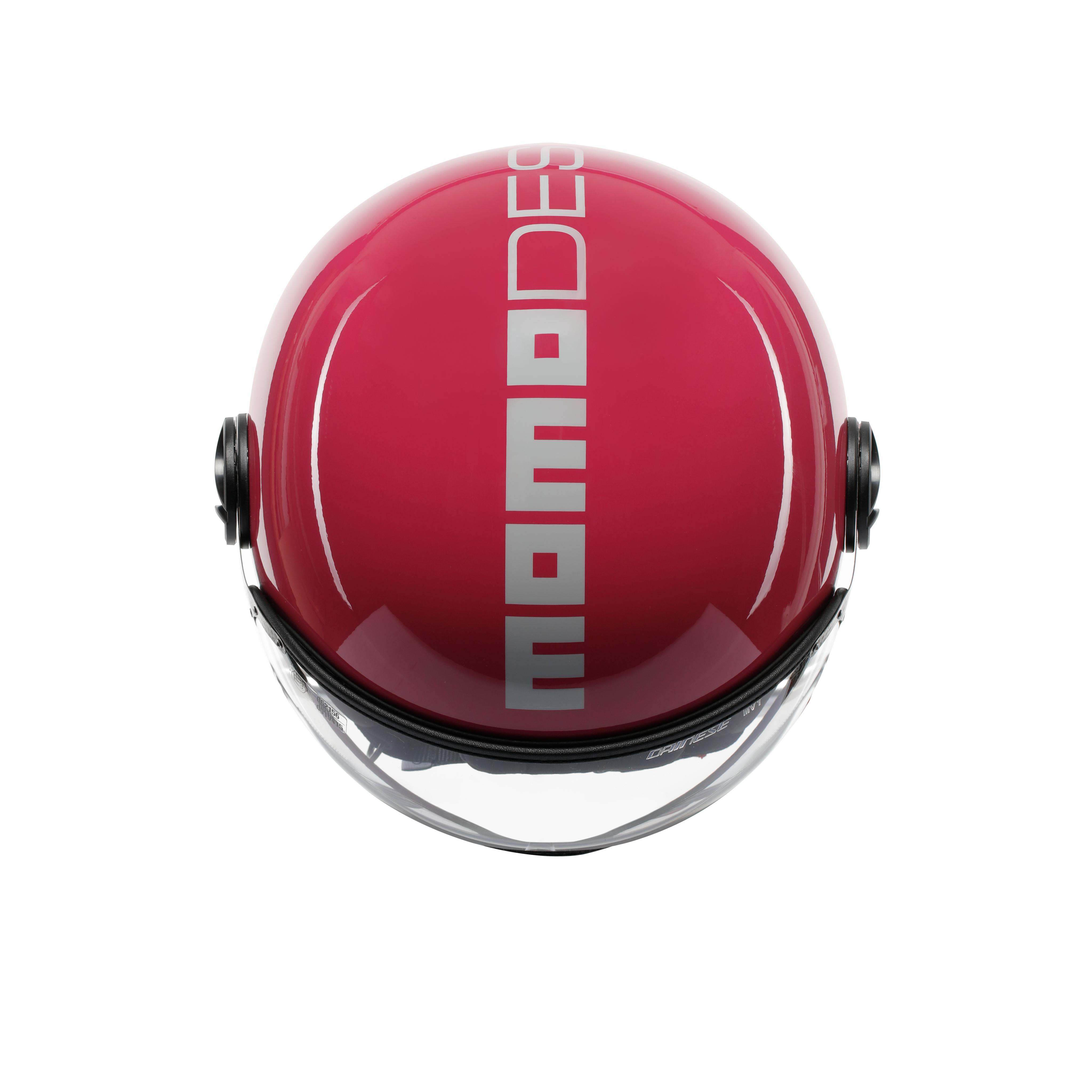 MOMODESIGN FGTR CLASSIC CANDY FUCHSIA / WEISS - JET-HELM MIT VISIER E2206 -  - 6