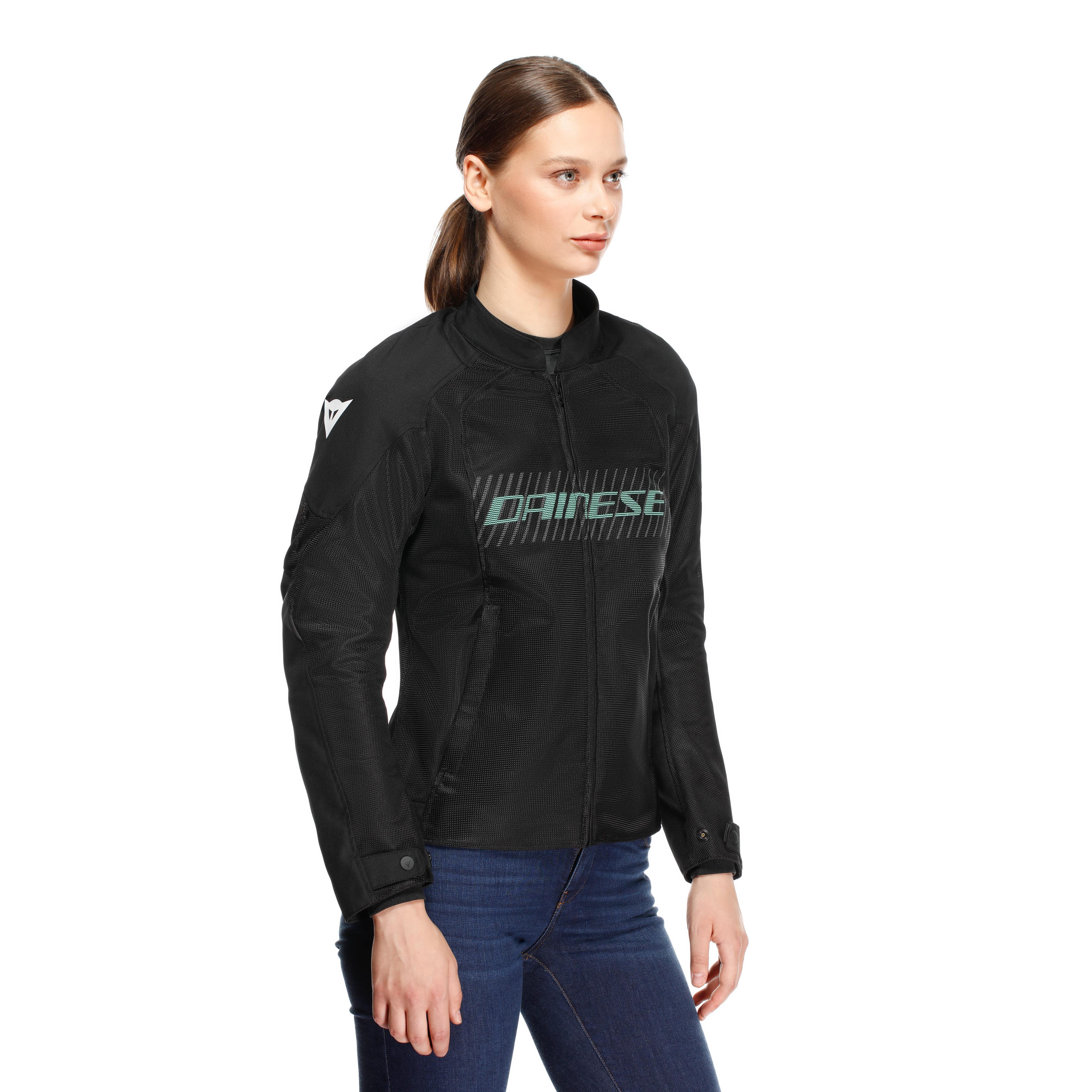 HEROSPHERE AIR - BLOUSON D'ETE' MOTO FEMME - BLACK/GRAY/LIGHT GREEN - 3
