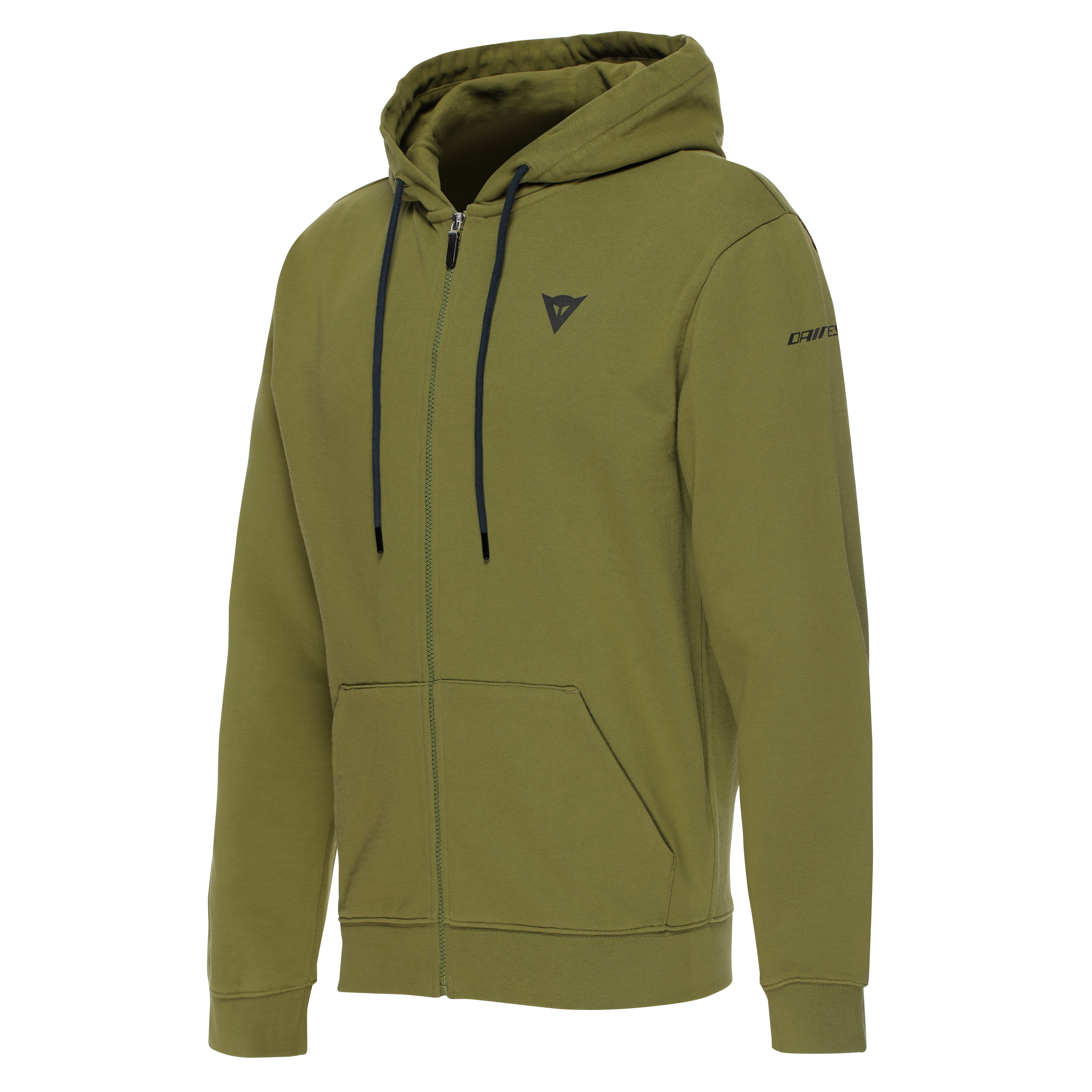 SPEED DEMON - FULL-ZIP 100% COTTON HOODIE - OLIVE BRANCH - 1