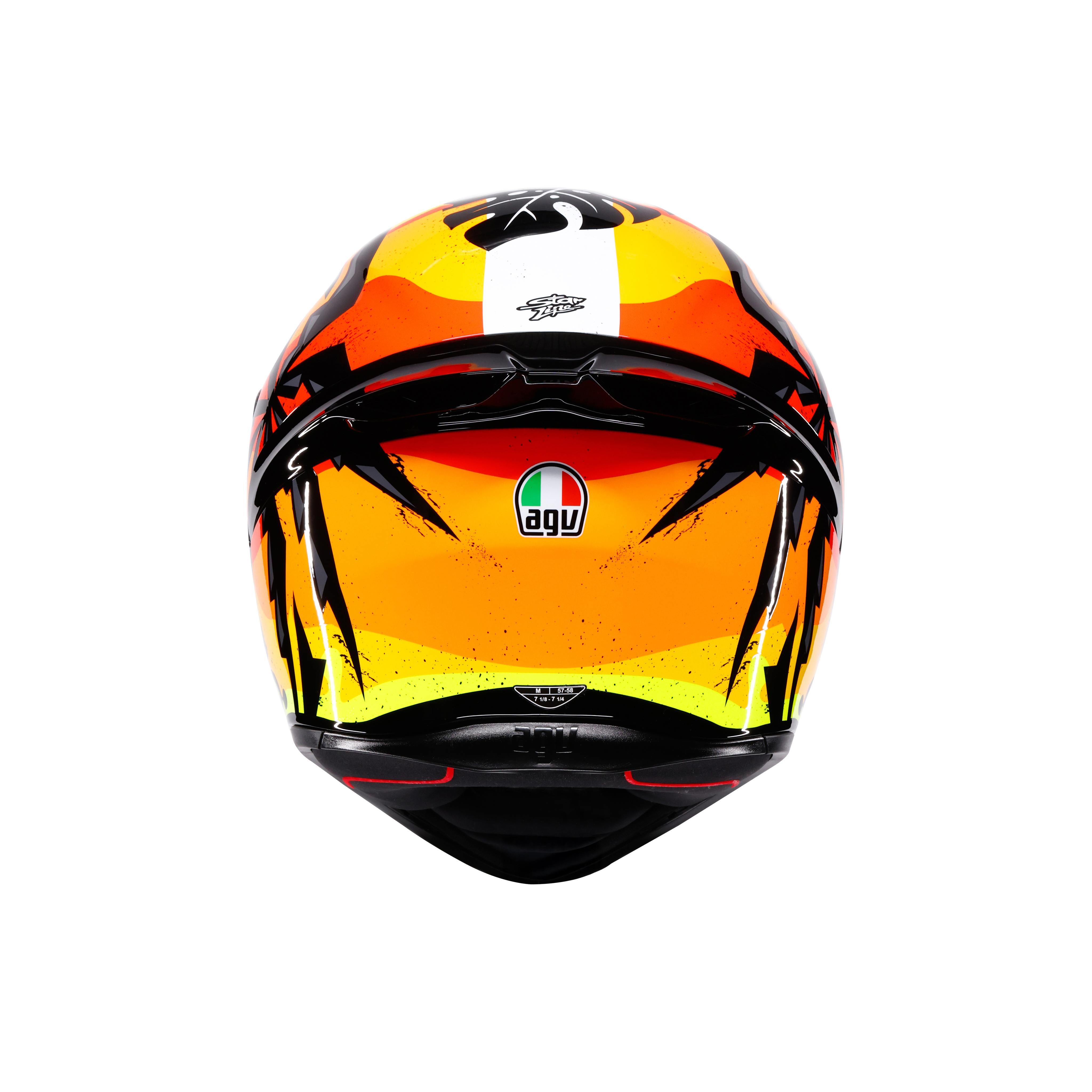 K1 S TROPICRUSH BLACK/ORANGE - CASQUE MOTO INT&Eacute;GRAL E2206 -  - 5