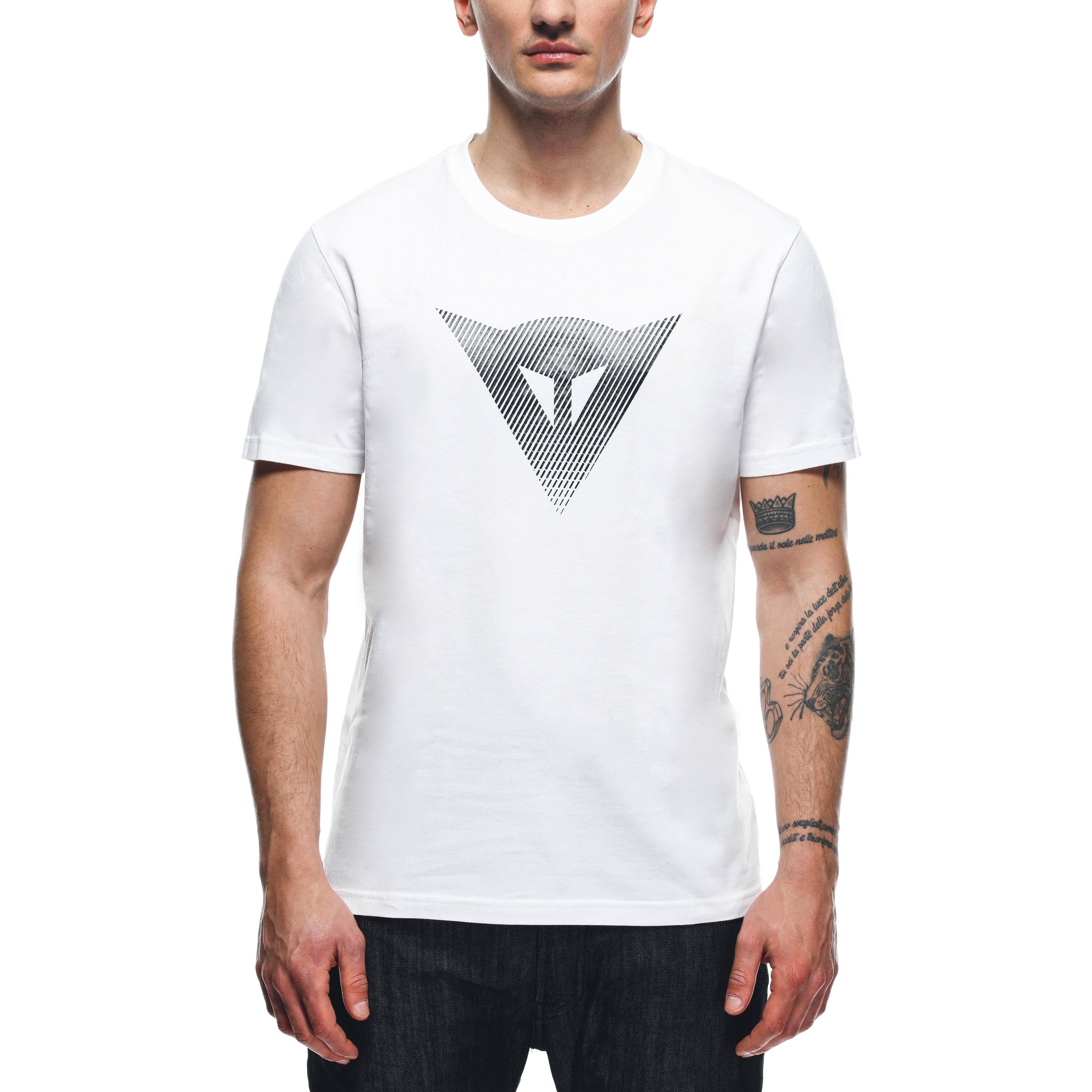 DAINESE LOGO - MEN'S T-SHIRT - WHITE/BLACK - 3