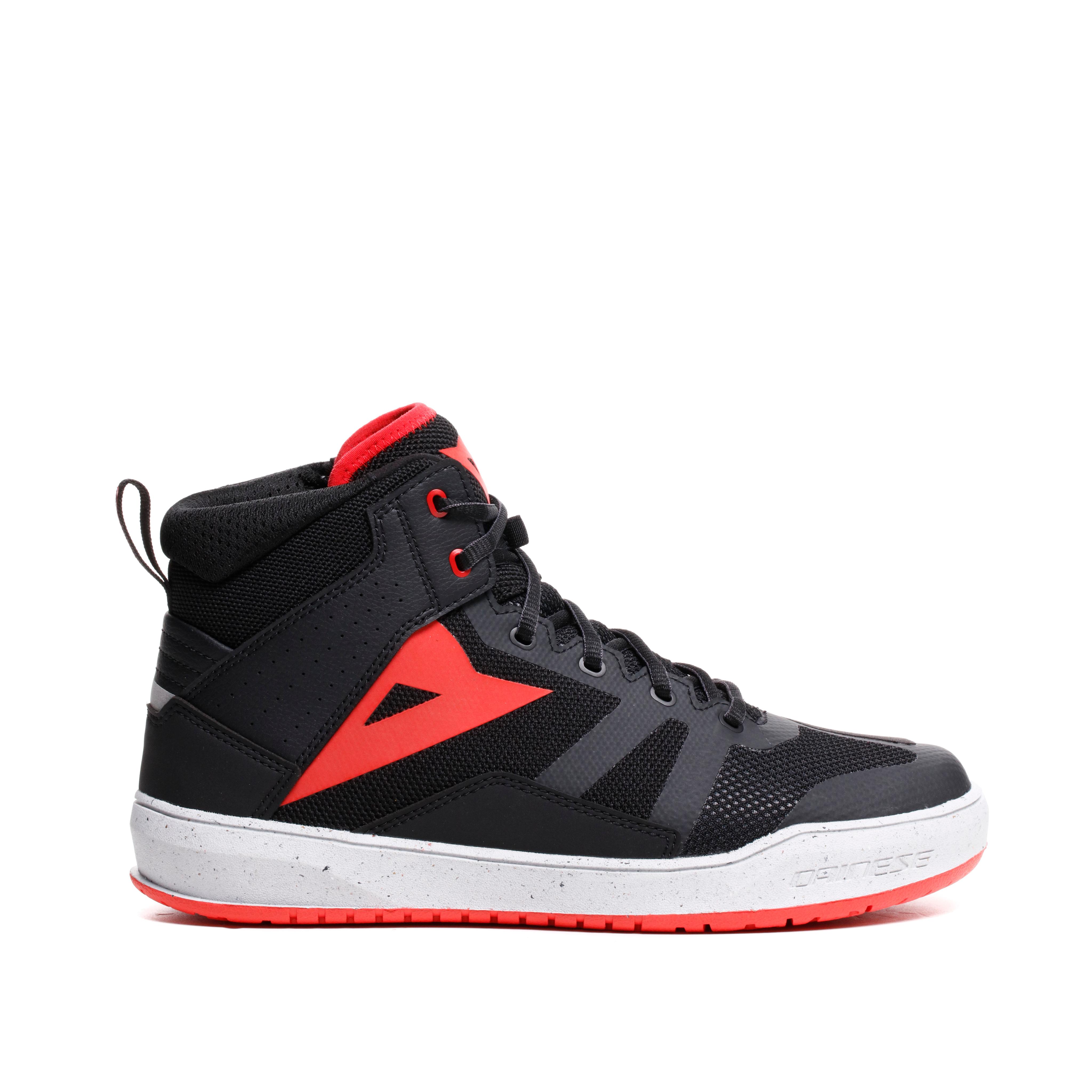 SUBURB ZIP AIR - CHAUSSURES MOTO URBAINES D'&Eacute;T&Eacute; HOMME - BLACK/RED-LAVA - 2