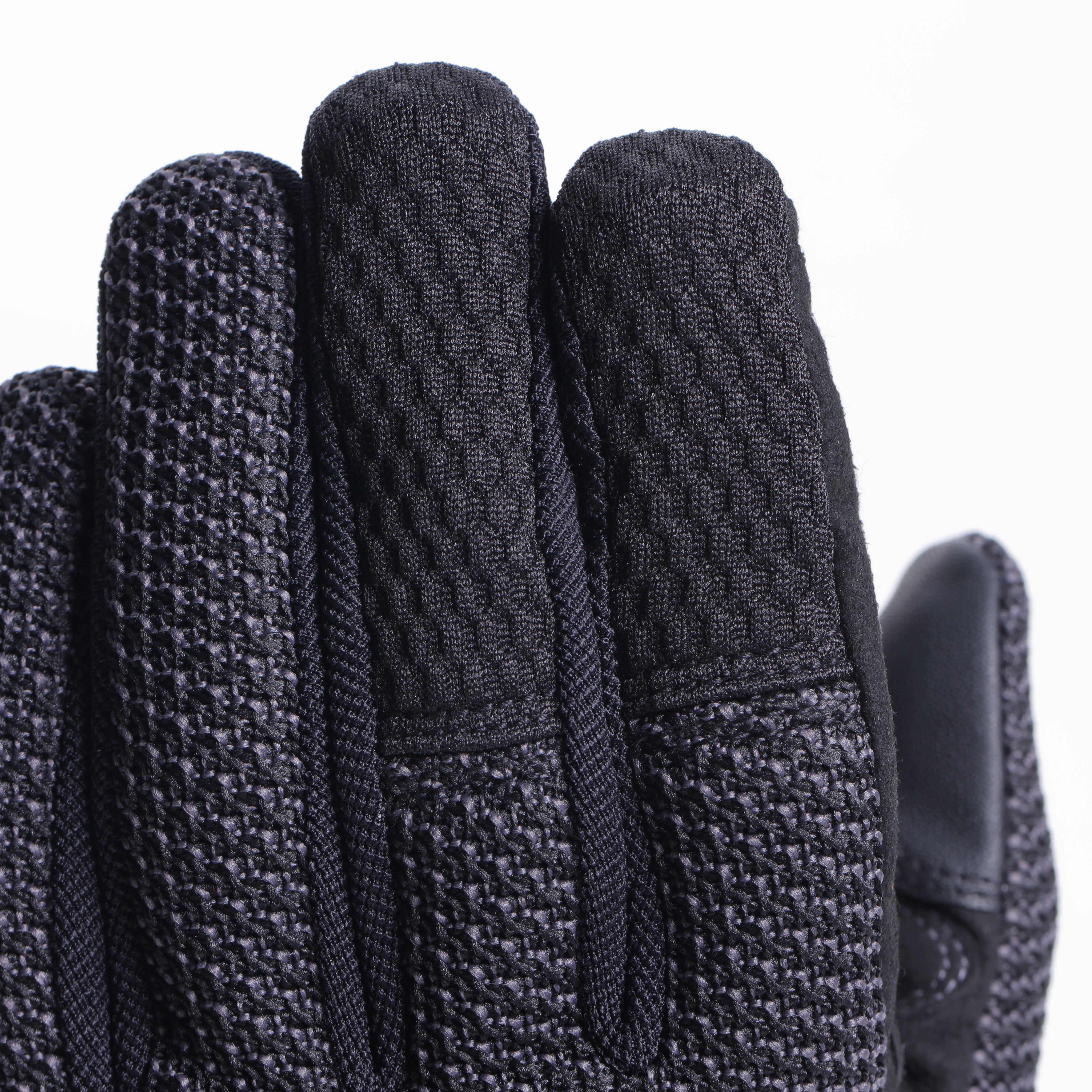 TORINO - WOMEN'S MOTORCYCLE TEXTILE GLOVES - BLACK/ANTHRACITE - 10