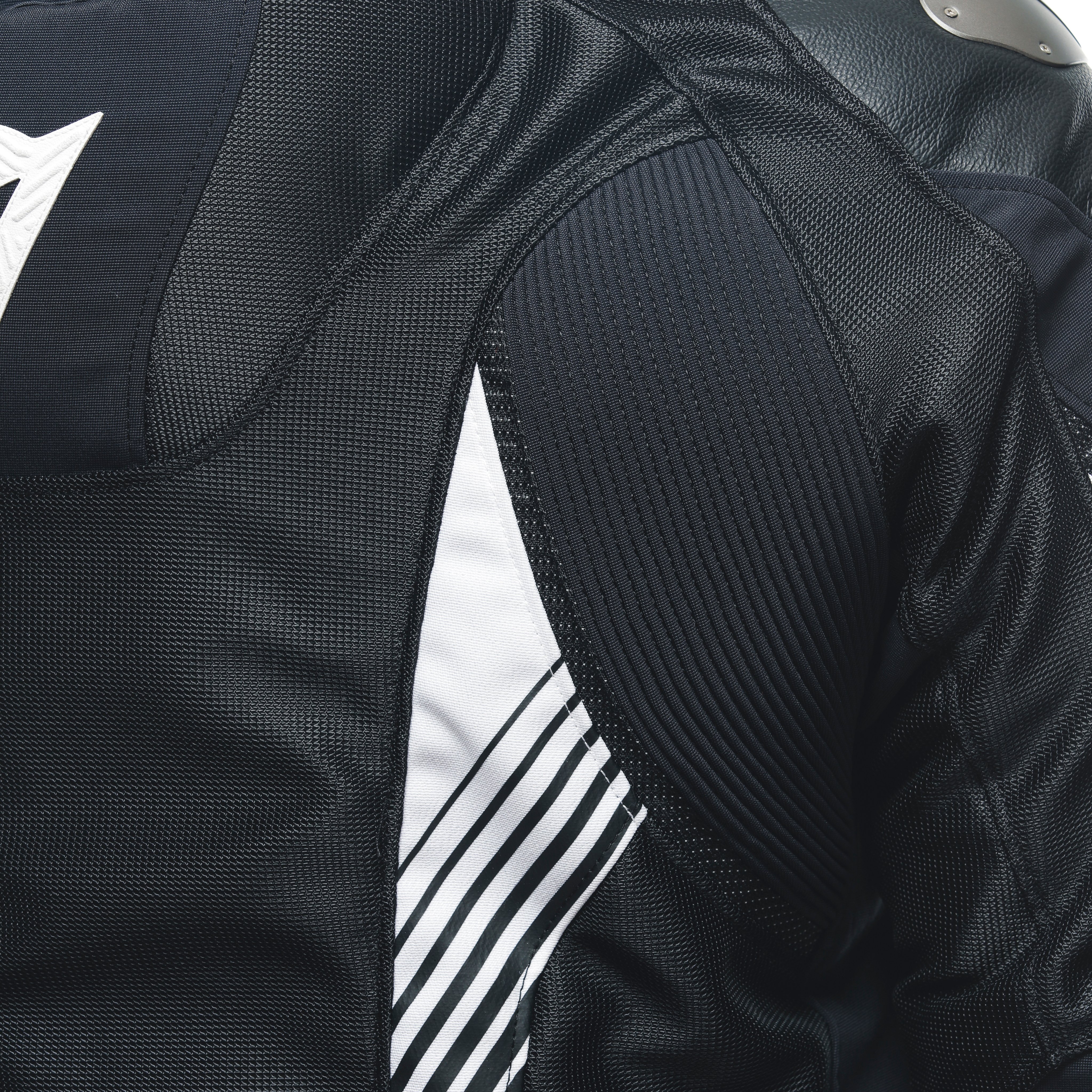 SUPER RIDER 2 ABSOLUTESHELL&trade; - MEN'S WATERPROOF MOTORCYCLE JACKET - BLACK/BLACK/WHITE - 15