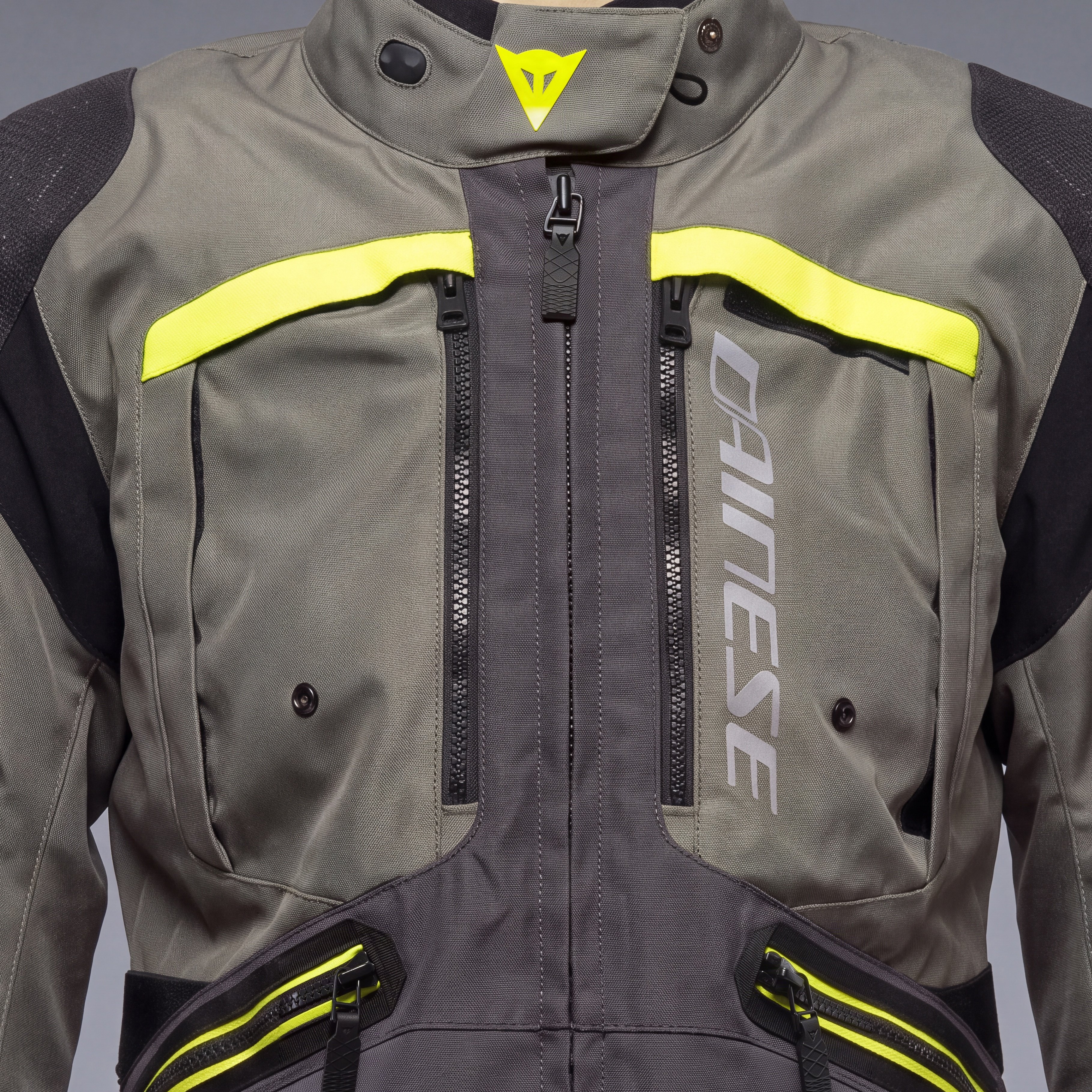 GULLFOSS D-DRY - MOTORCYCLE JACKET WATERPROOF WOMEN - DEEP LICHEN/EBONY - 5