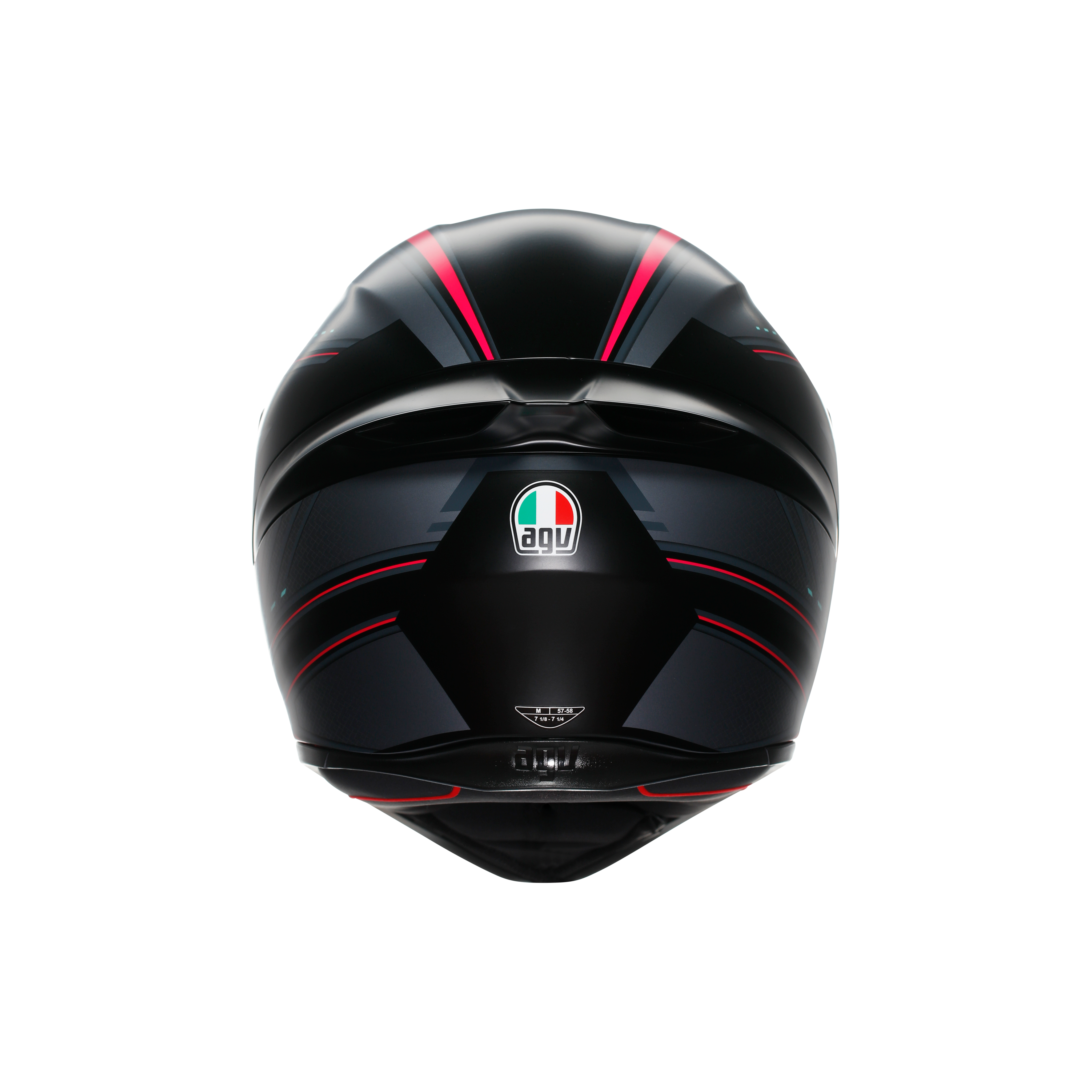 K1 S SLING MATT BLACK/PINK - MOTORBIKE FULL FACE HELMET DOT (E2206) -  - 3